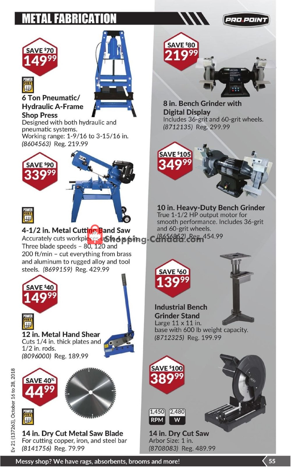 Princess Auto flyer from Tuesday October 16, 2018 to Sunday October 28, 2018 - page 56