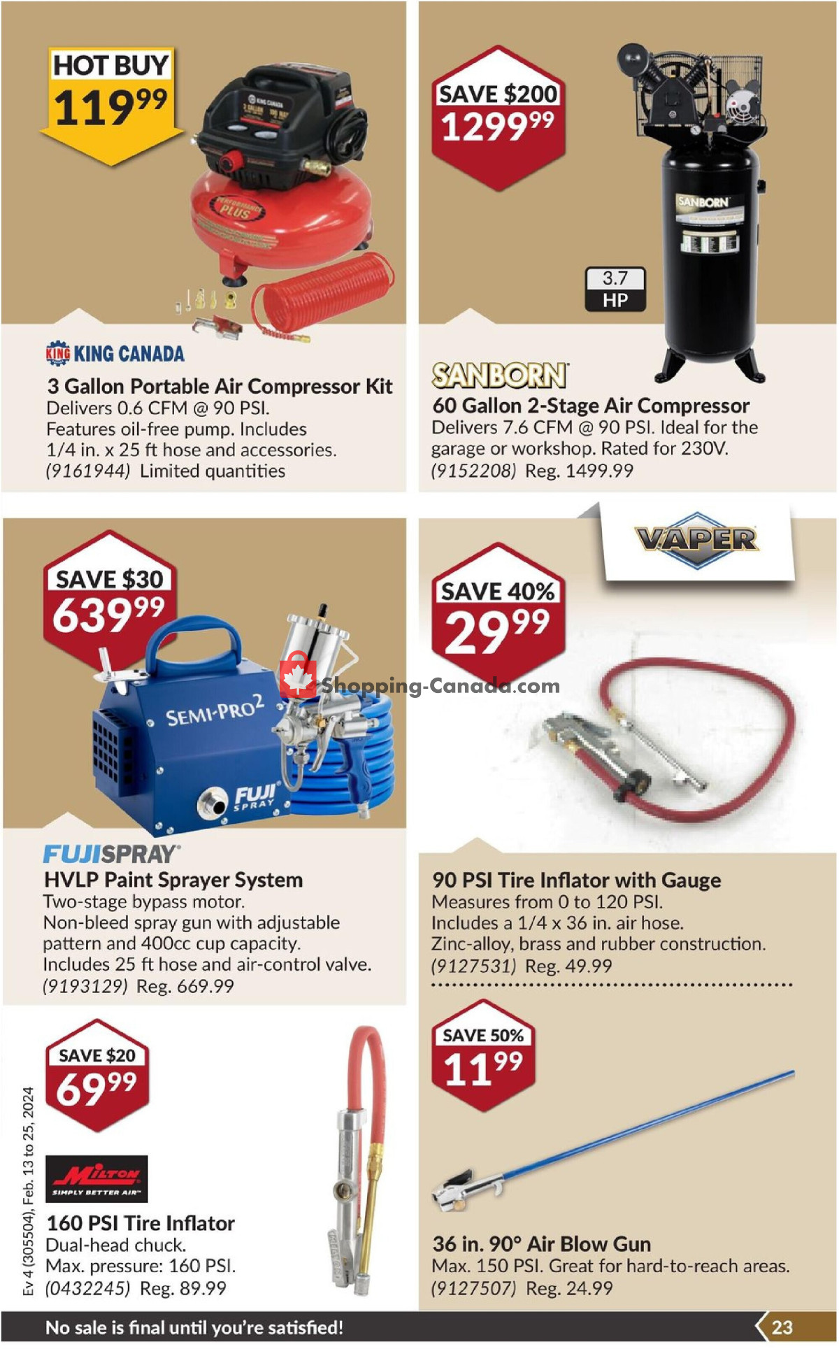 Princess Auto flyer from Tuesday February 13, 2024 to Sunday February 25, 2024 - page 28