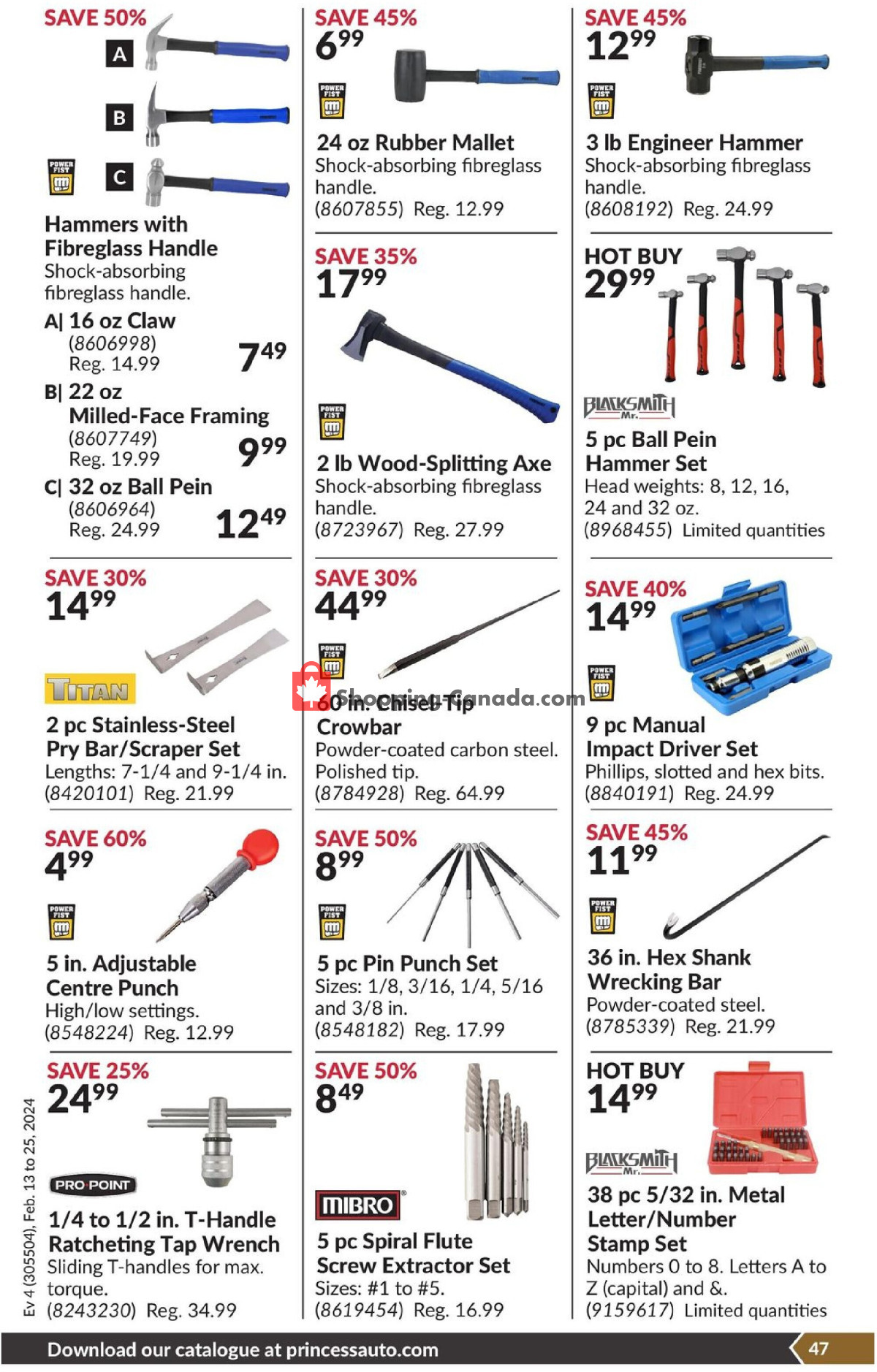 Princess Auto flyer from Tuesday February 13, 2024 to Sunday February 25, 2024 - page 52