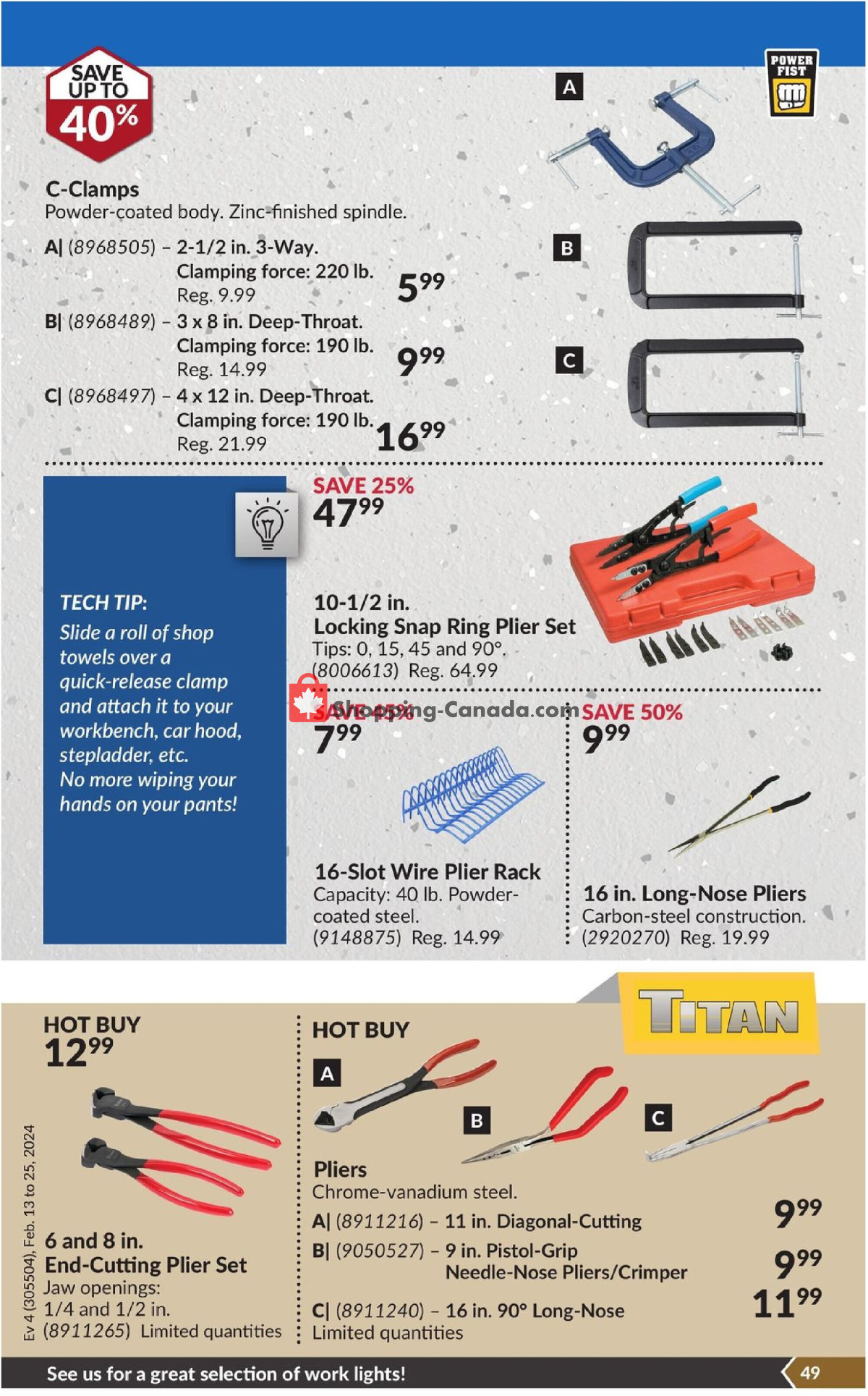 Princess Auto flyer from Tuesday February 13, 2024 to Sunday February 25, 2024 - page 54