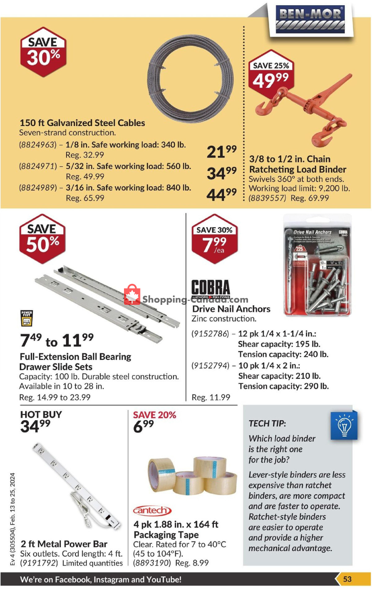 Princess Auto flyer from Tuesday February 13, 2024 to Sunday February 25, 2024 - page 58