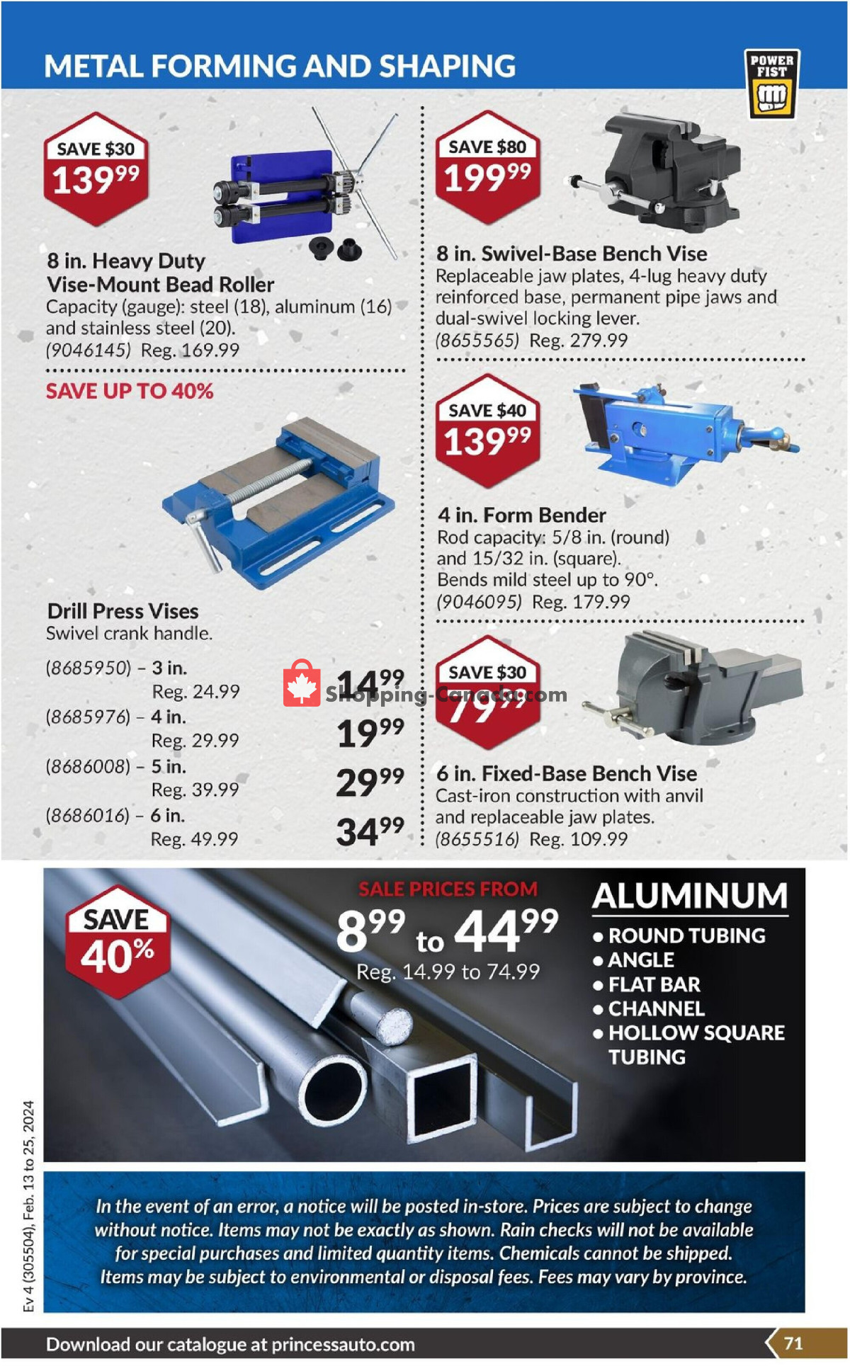 Princess Auto flyer from Tuesday February 13, 2024 to Sunday February 25, 2024 - page 76