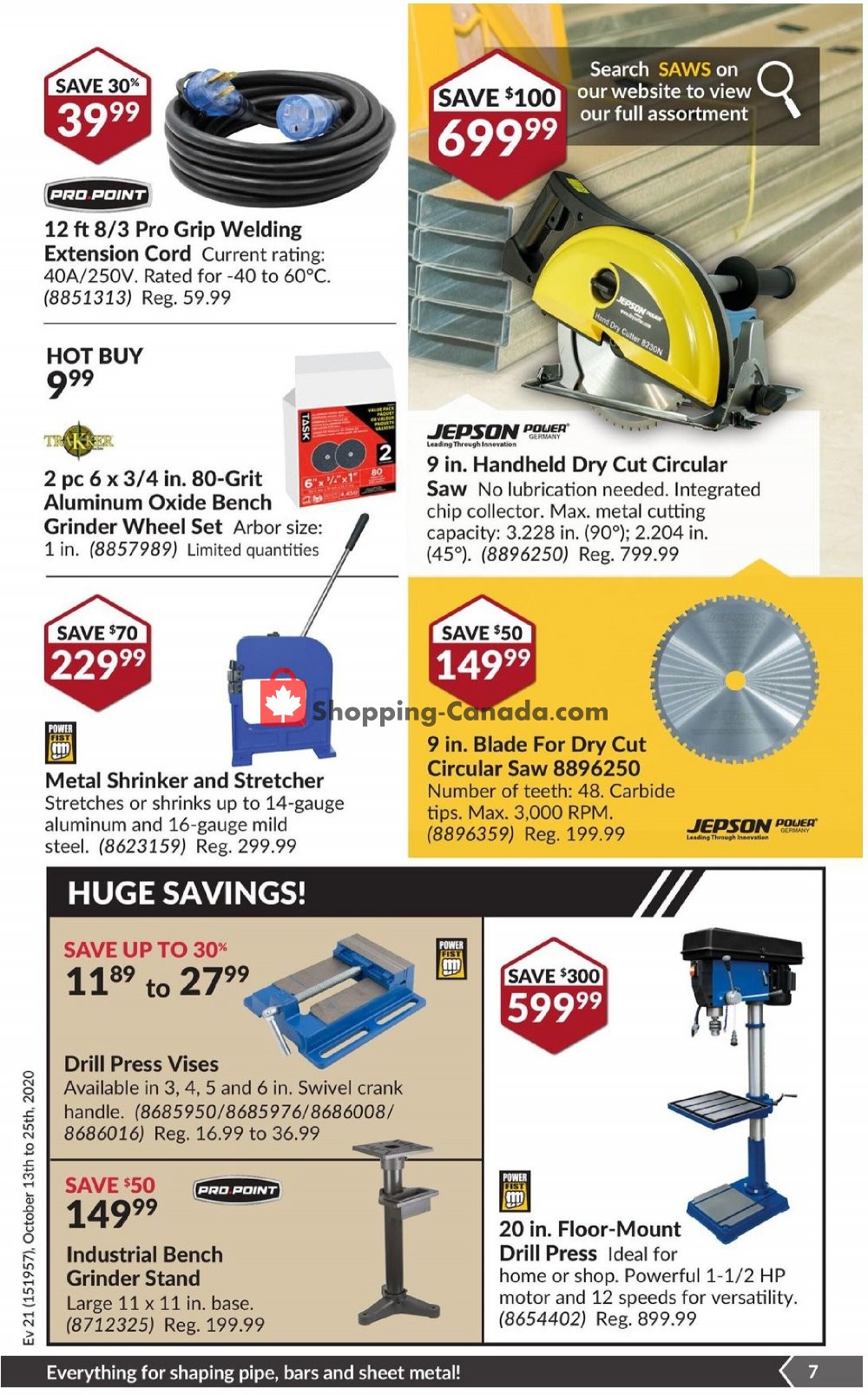 Princess Auto flyer from Tuesday October 13, 2020 to Sunday October 25, 2020 - page 13