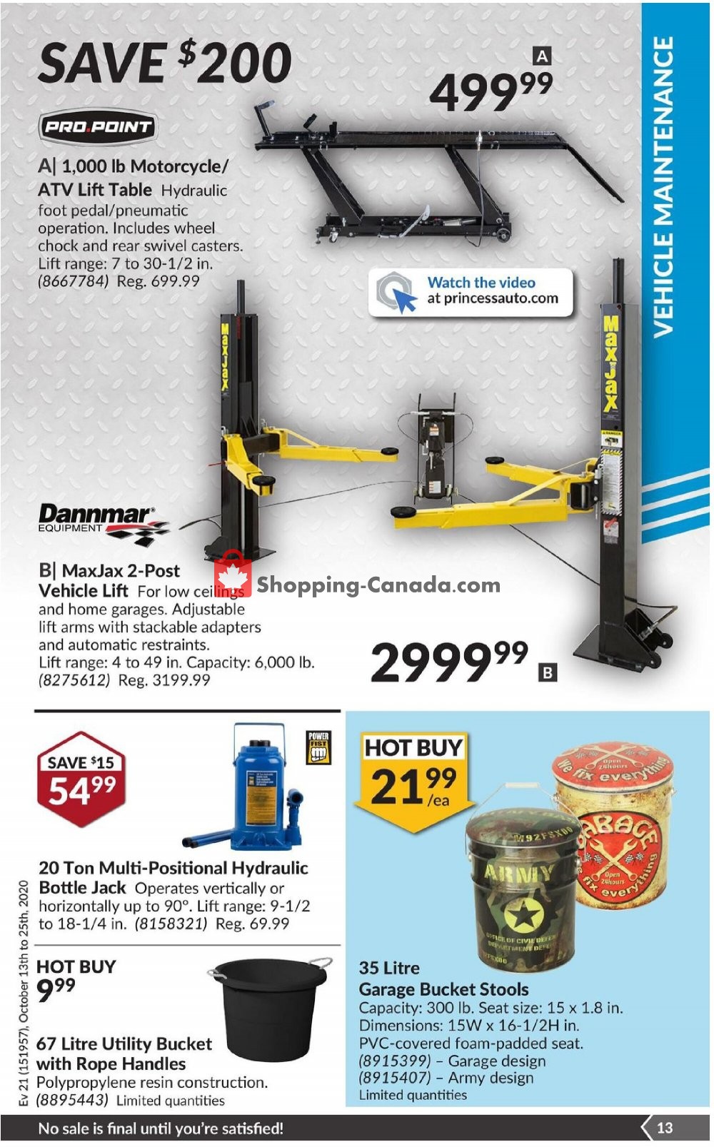 Princess Auto flyer from Tuesday October 13, 2020 to Sunday October 25, 2020 - page 19