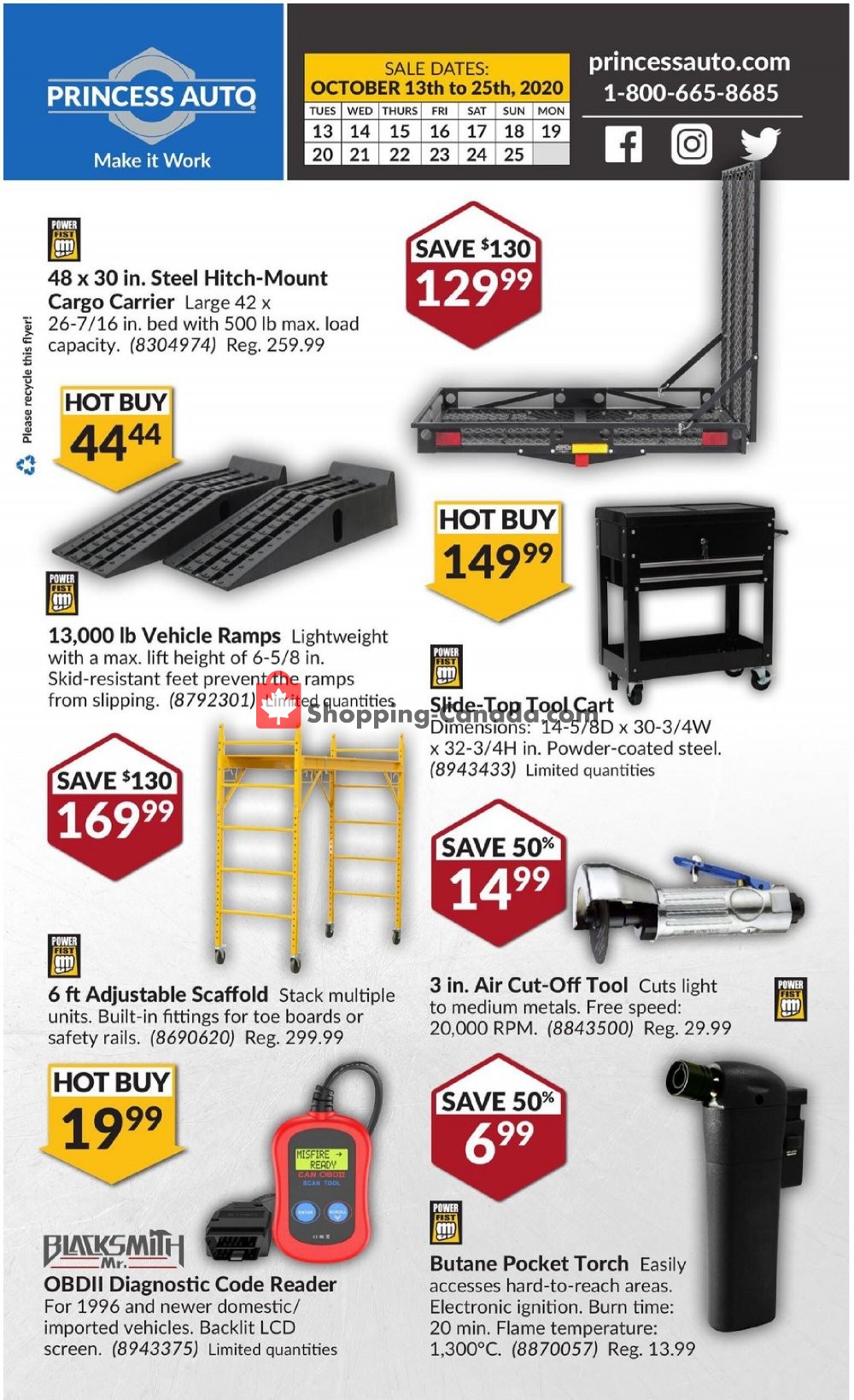Princess Auto flyer from Tuesday October 13, 2020 to Sunday October 25, 2020 - page 2