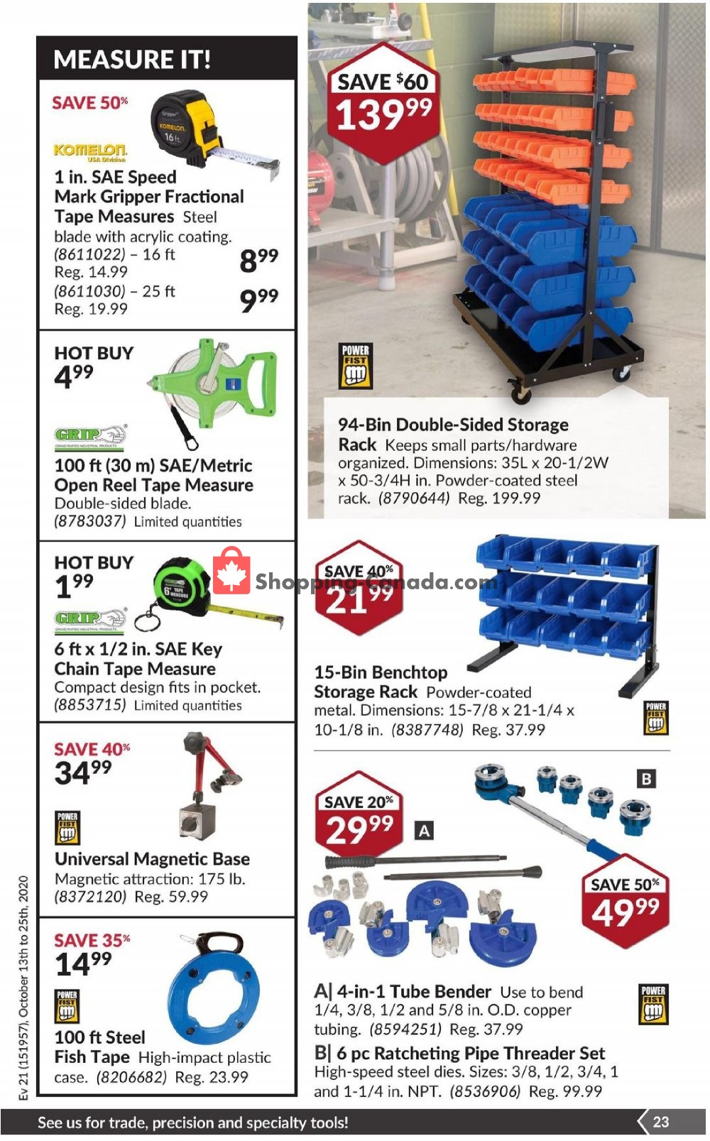 Princess Auto flyer from Tuesday October 13, 2020 to Sunday October 25, 2020 - page 29