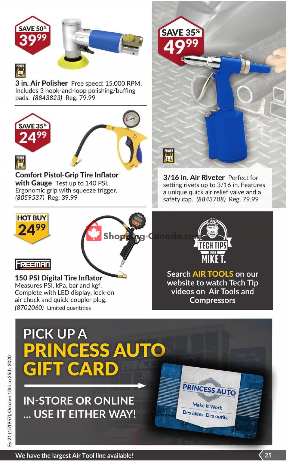 Princess Auto flyer from Tuesday October 13, 2020 to Sunday October 25, 2020 - page 31