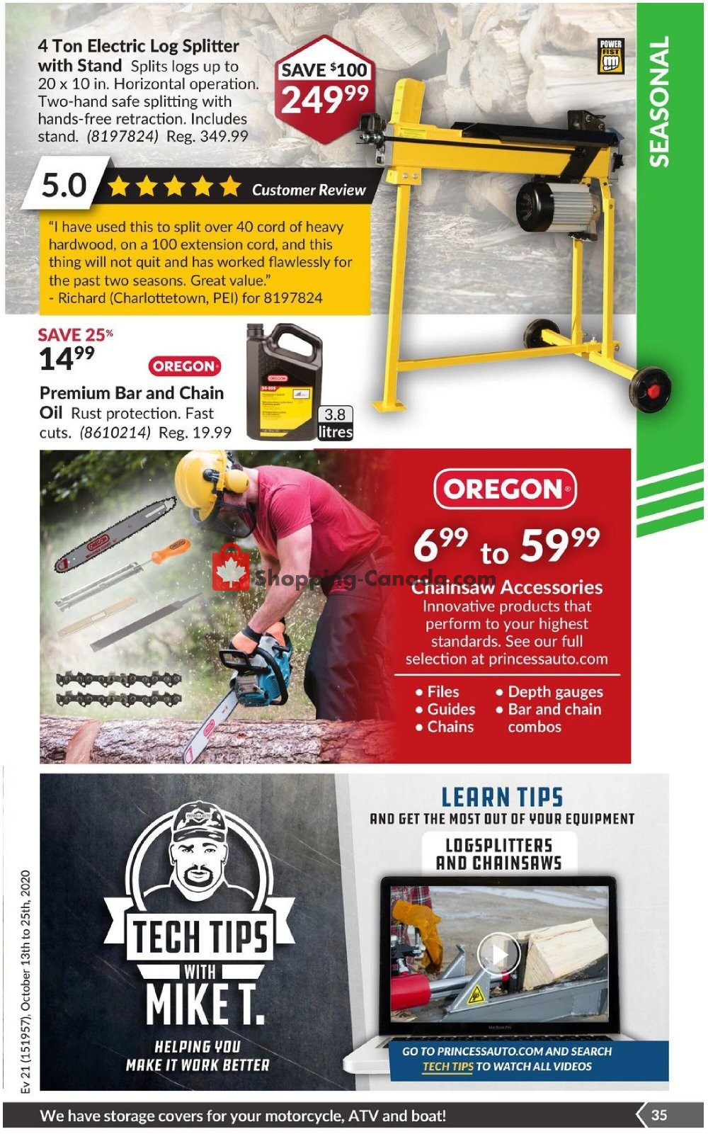 Princess Auto flyer from Tuesday October 13, 2020 to Sunday October 25, 2020 - page 41