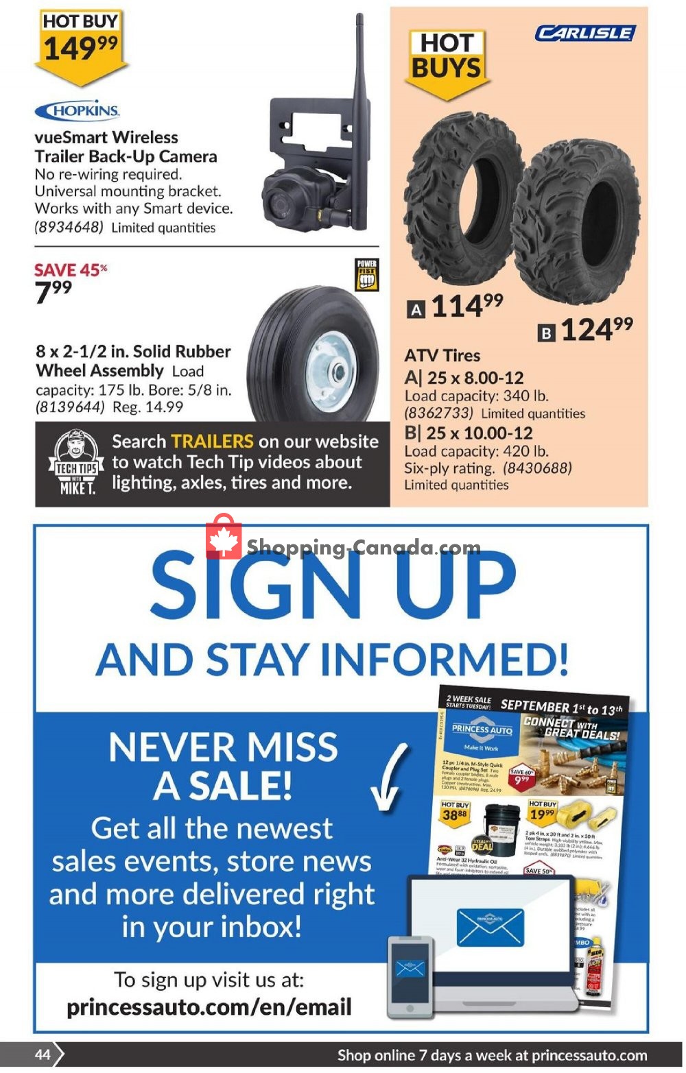 Princess Auto flyer from Tuesday October 13, 2020 to Sunday October 25, 2020 - page 50