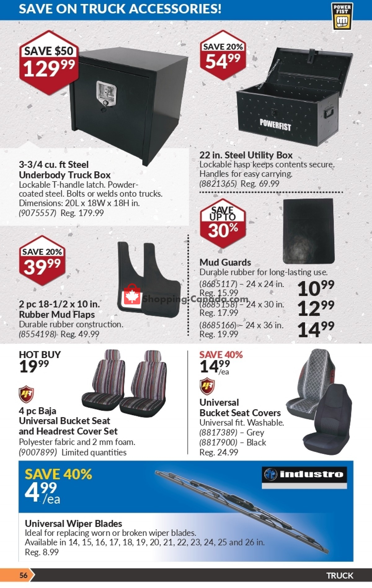 Princess Auto Canada, flyer (Bring Your Projects To Life ON