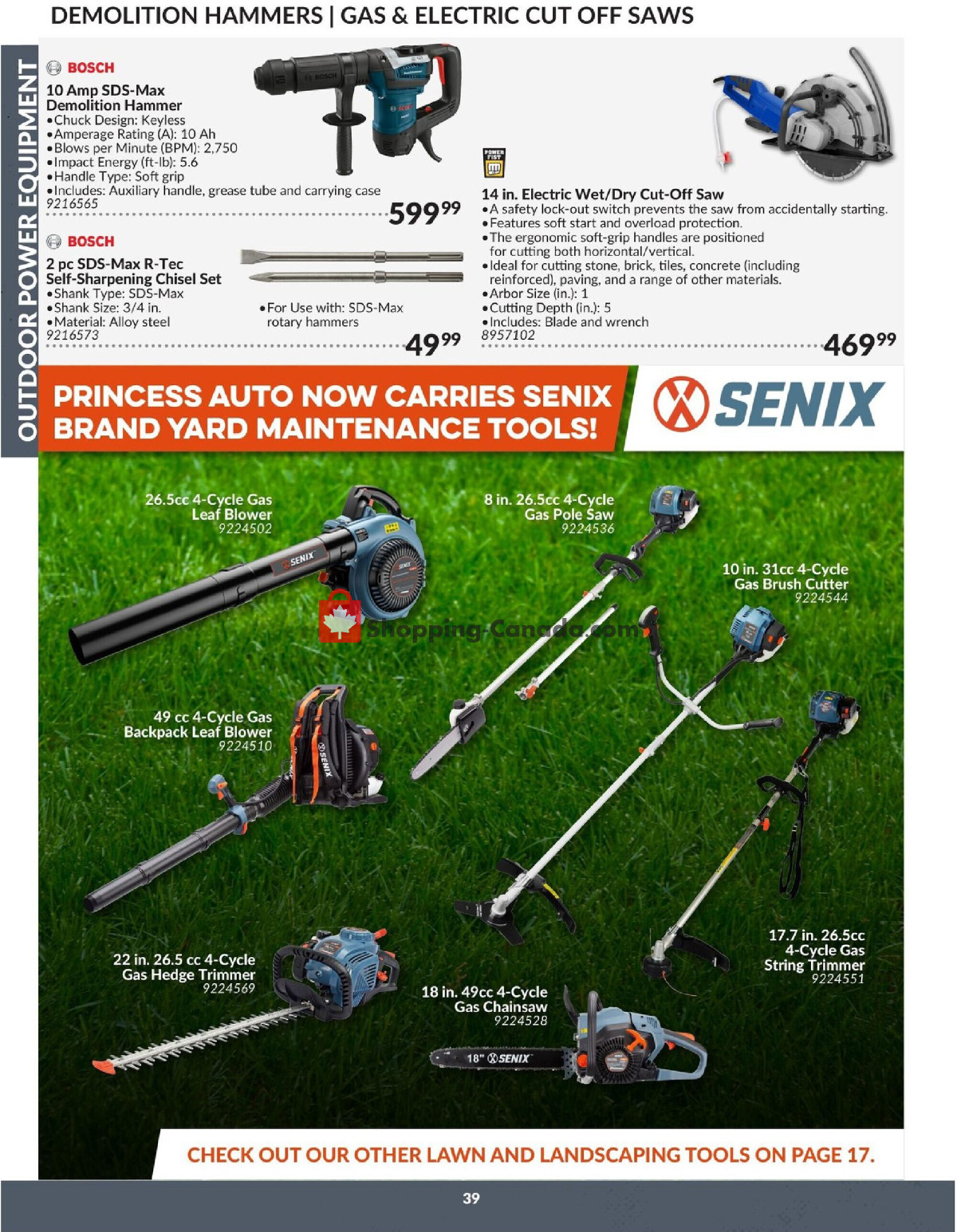 Princess Auto flyer from Tuesday April 23, 2024 to Tuesday April 22, 2025 - page 39