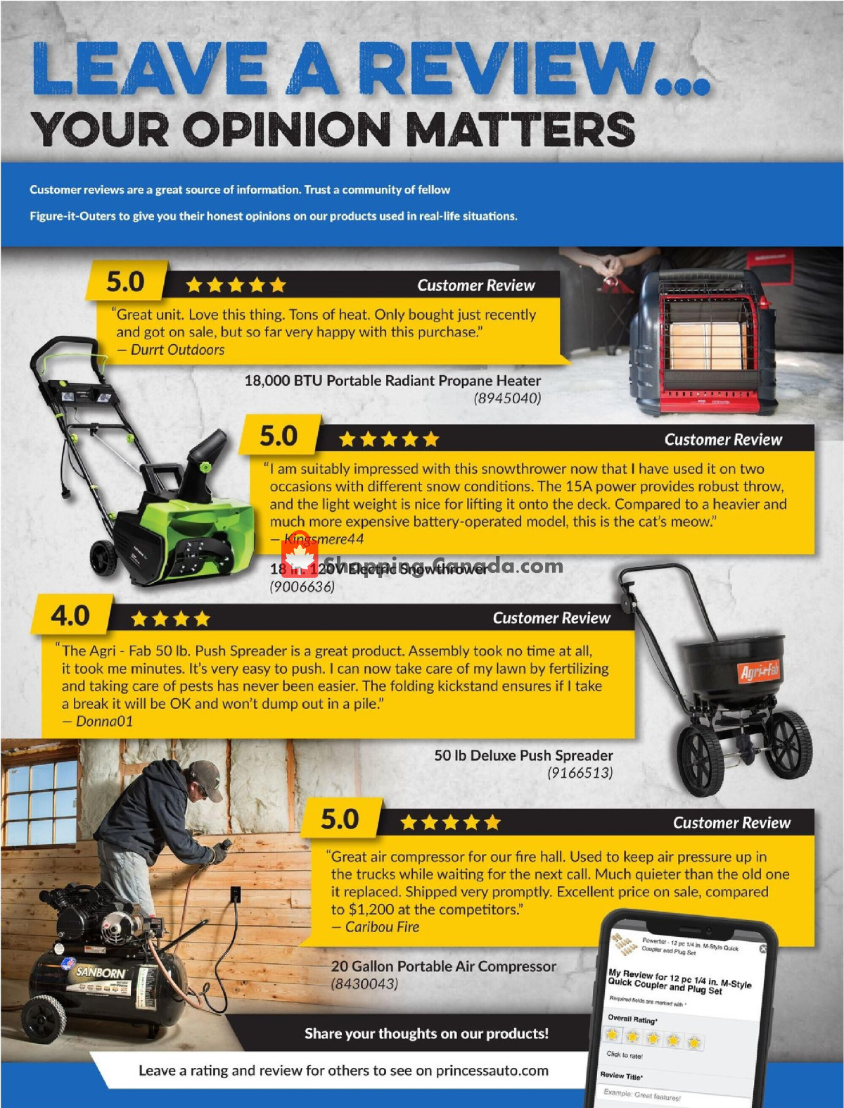 Princess Auto flyer from Tuesday April 23, 2024 to Tuesday April 22, 2025 - page 50