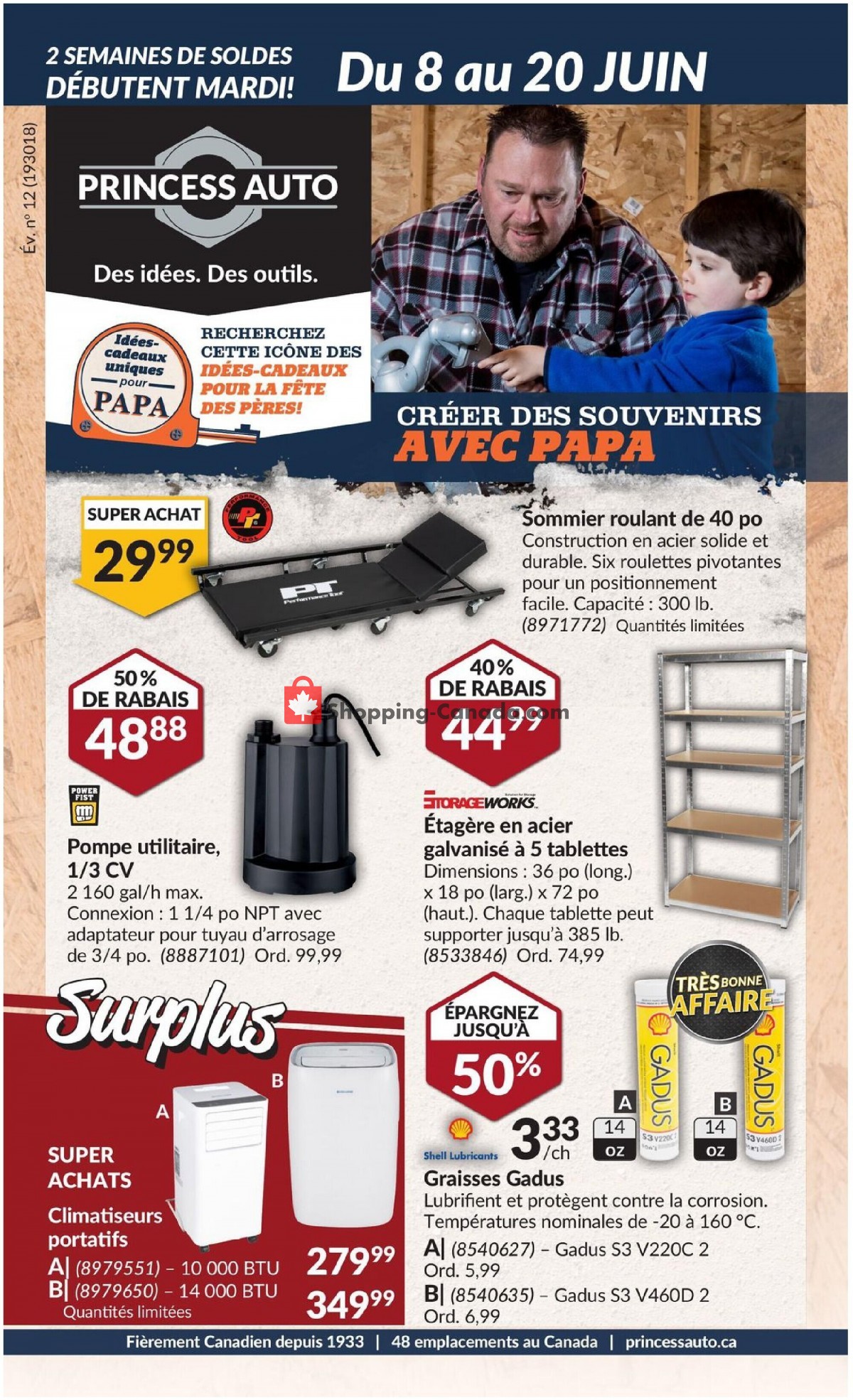 Princess Auto flyer from Tuesday June 8, 2021 to Sunday June 20, 2021 - page 1