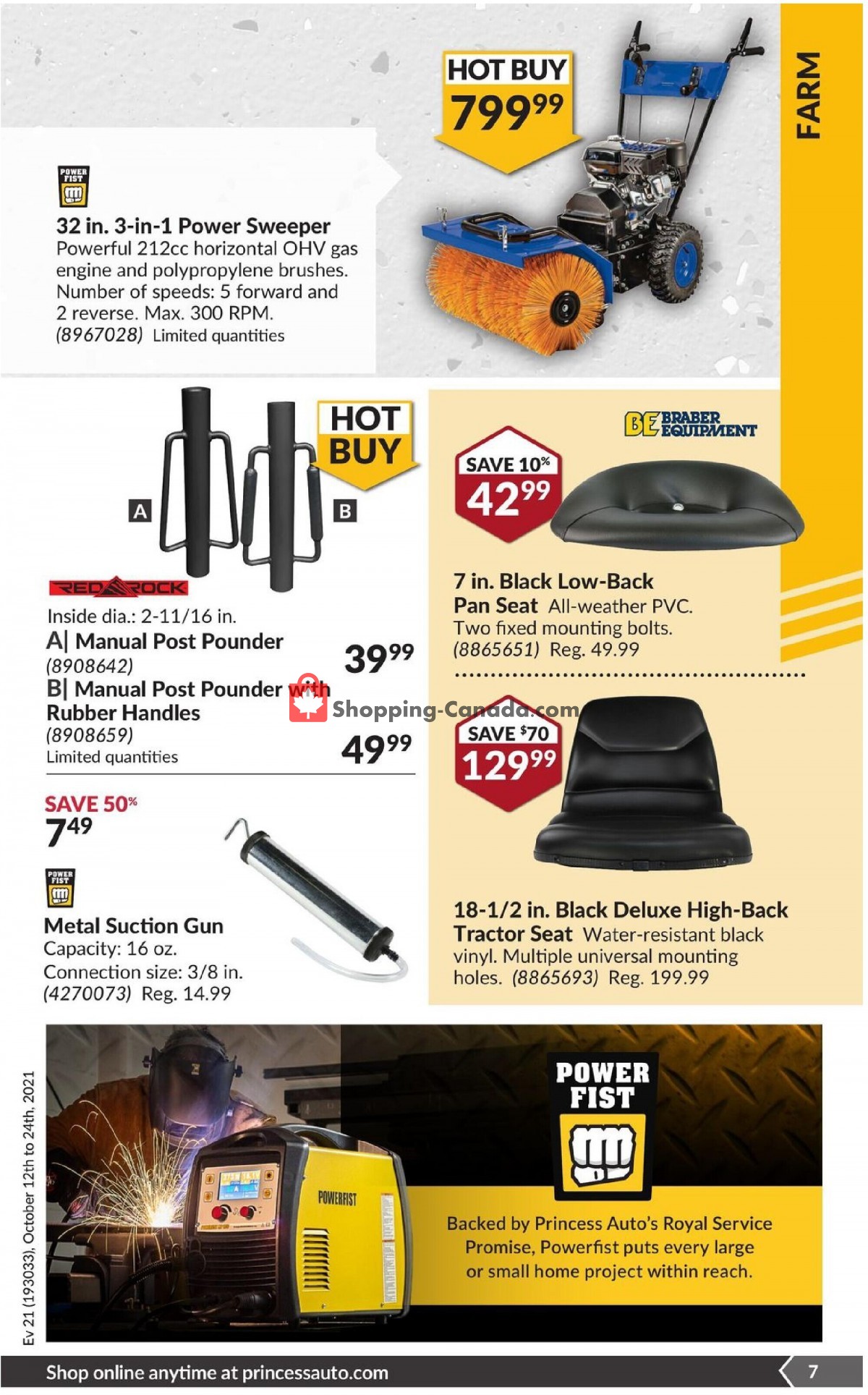 Princess Auto flyer from Tuesday October 12, 2021 to Sunday October 24, 2021 - page 16