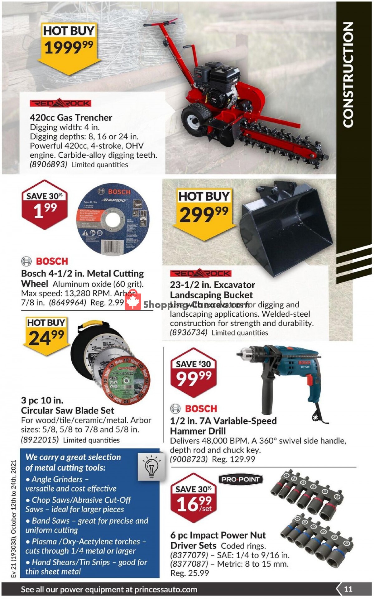 Princess Auto flyer from Tuesday October 12, 2021 to Sunday October 24, 2021 - page 20