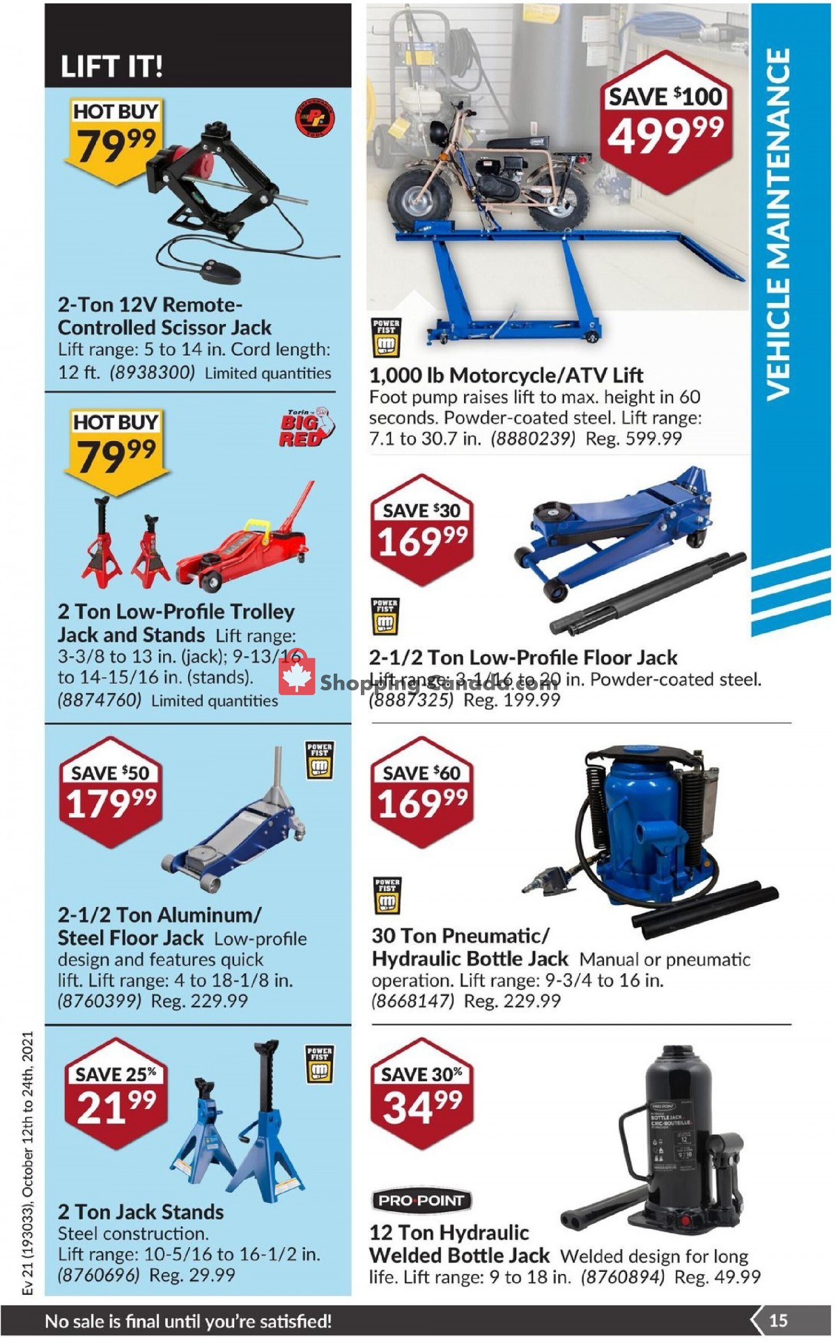 Princess Auto flyer from Tuesday October 12, 2021 to Sunday October 24, 2021 - page 24