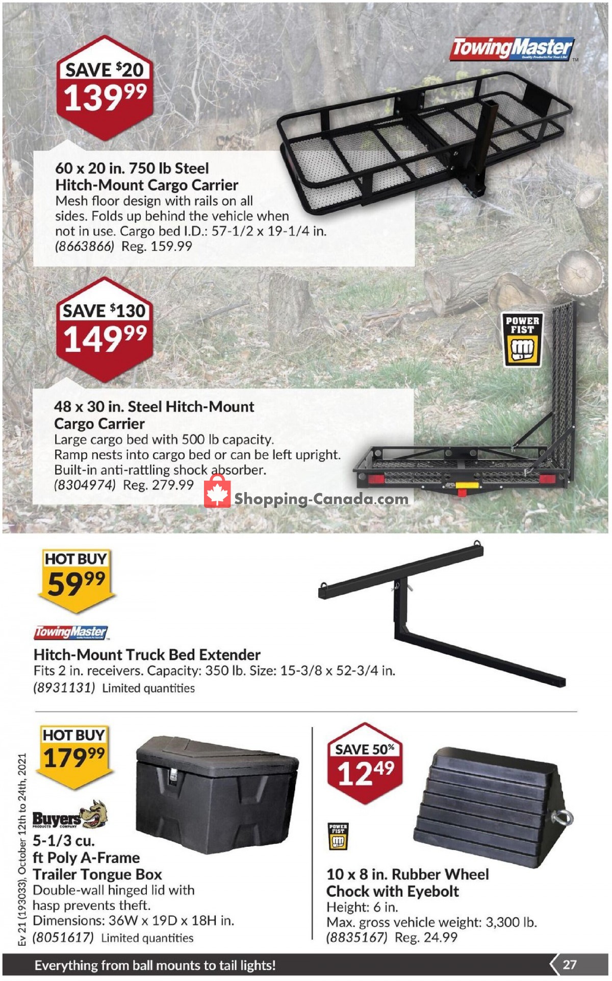 Princess Auto flyer from Tuesday October 12, 2021 to Sunday October 24, 2021 - page 36