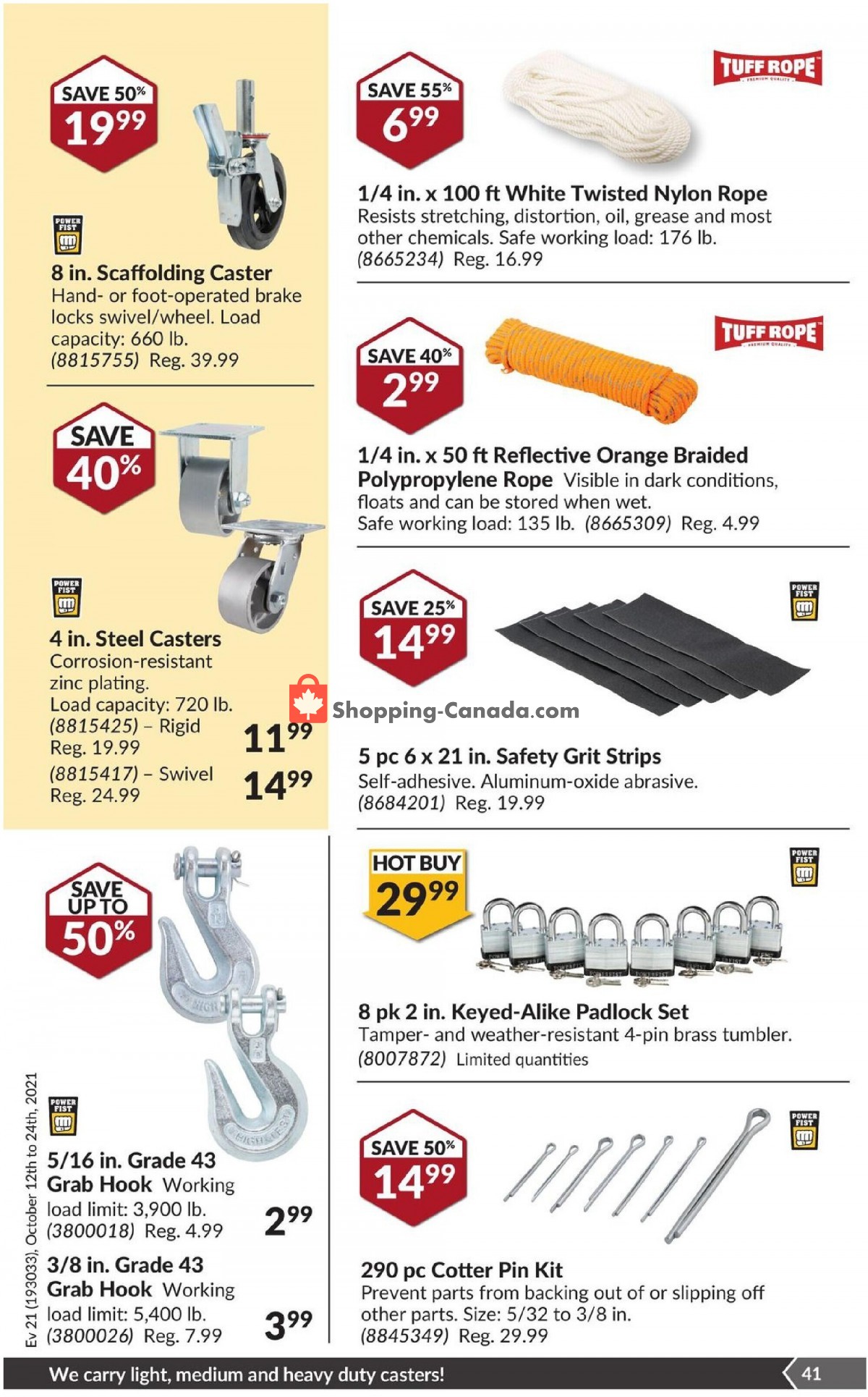 Princess Auto flyer from Tuesday October 12, 2021 to Sunday October 24, 2021 - page 50