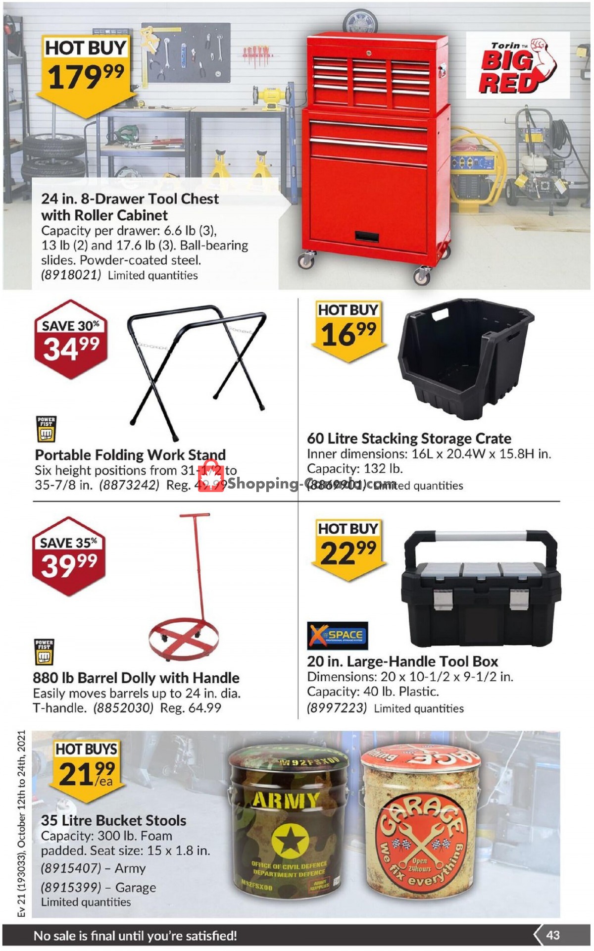 Princess Auto flyer from Tuesday October 12, 2021 to Sunday October 24, 2021 - page 52
