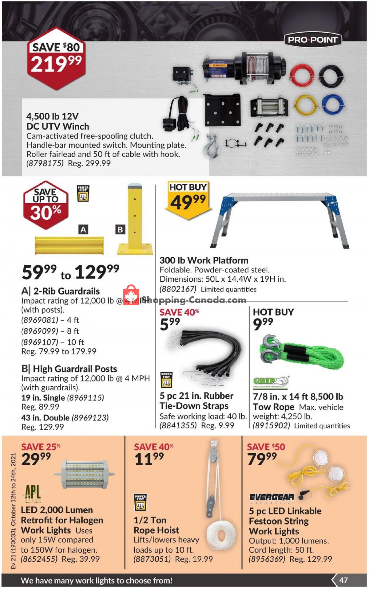 Princess Auto flyer from Tuesday October 12, 2021 to Sunday October 24, 2021 - page 56