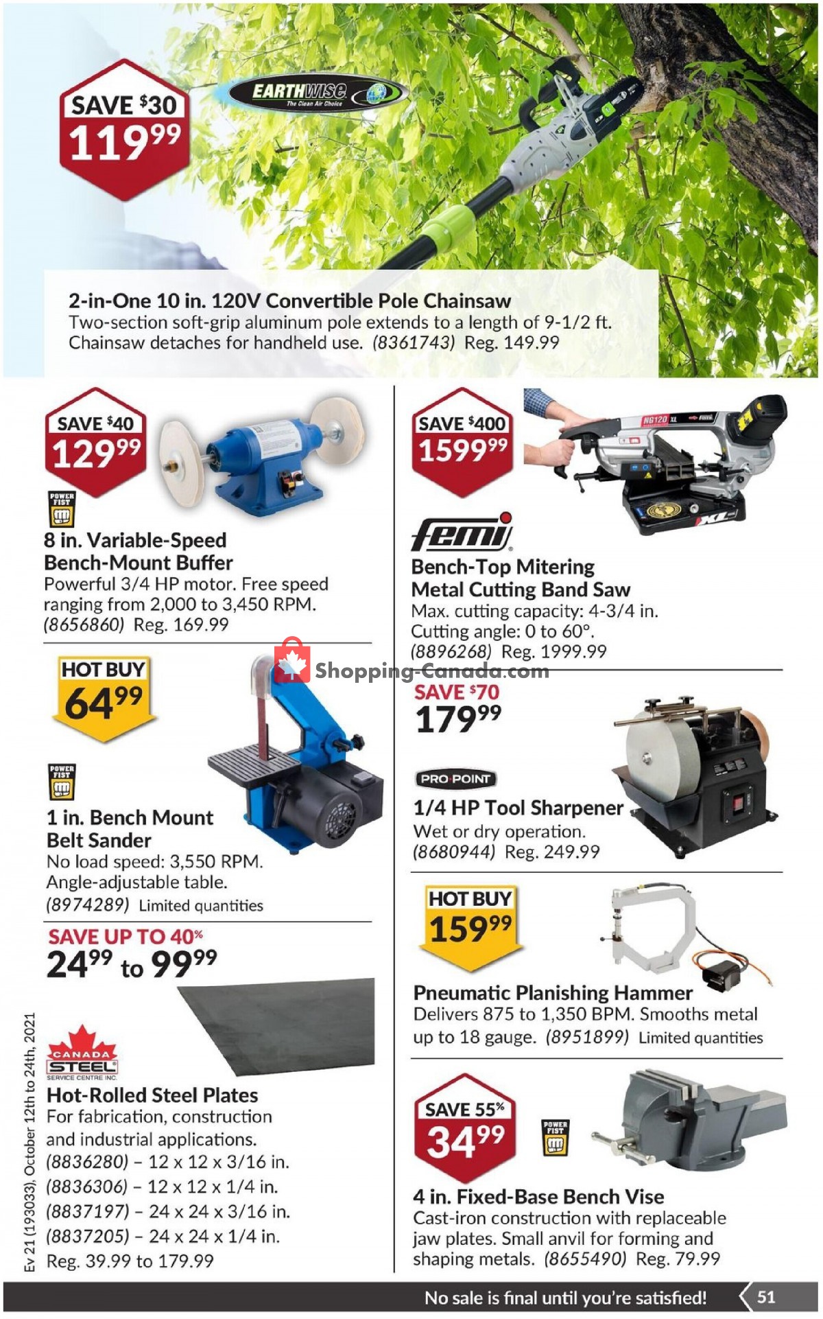 Princess Auto flyer from Tuesday October 12, 2021 to Sunday October 24, 2021 - page 60