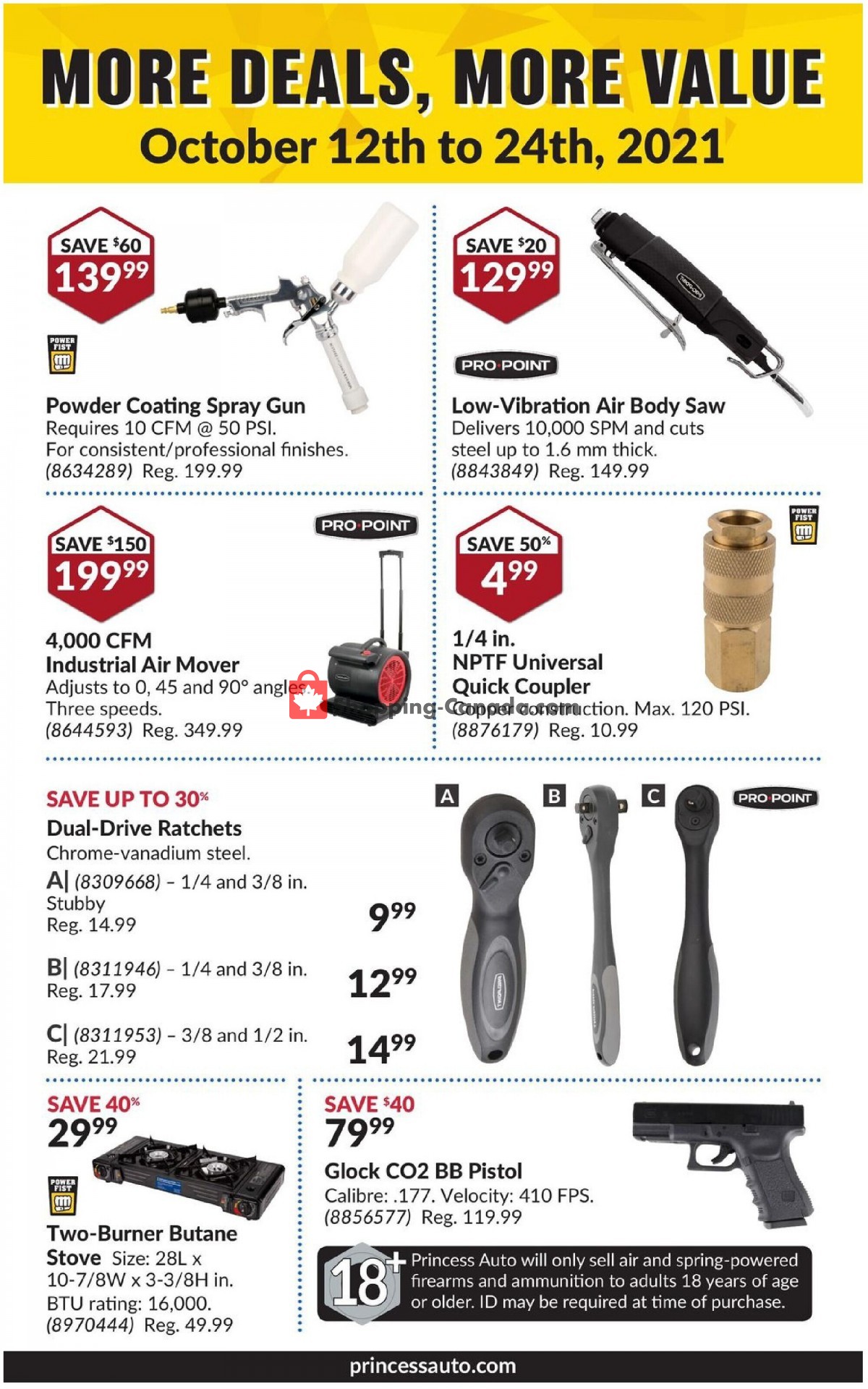 Princess Auto flyer from Tuesday October 12, 2021 to Sunday October 24, 2021 - page 67