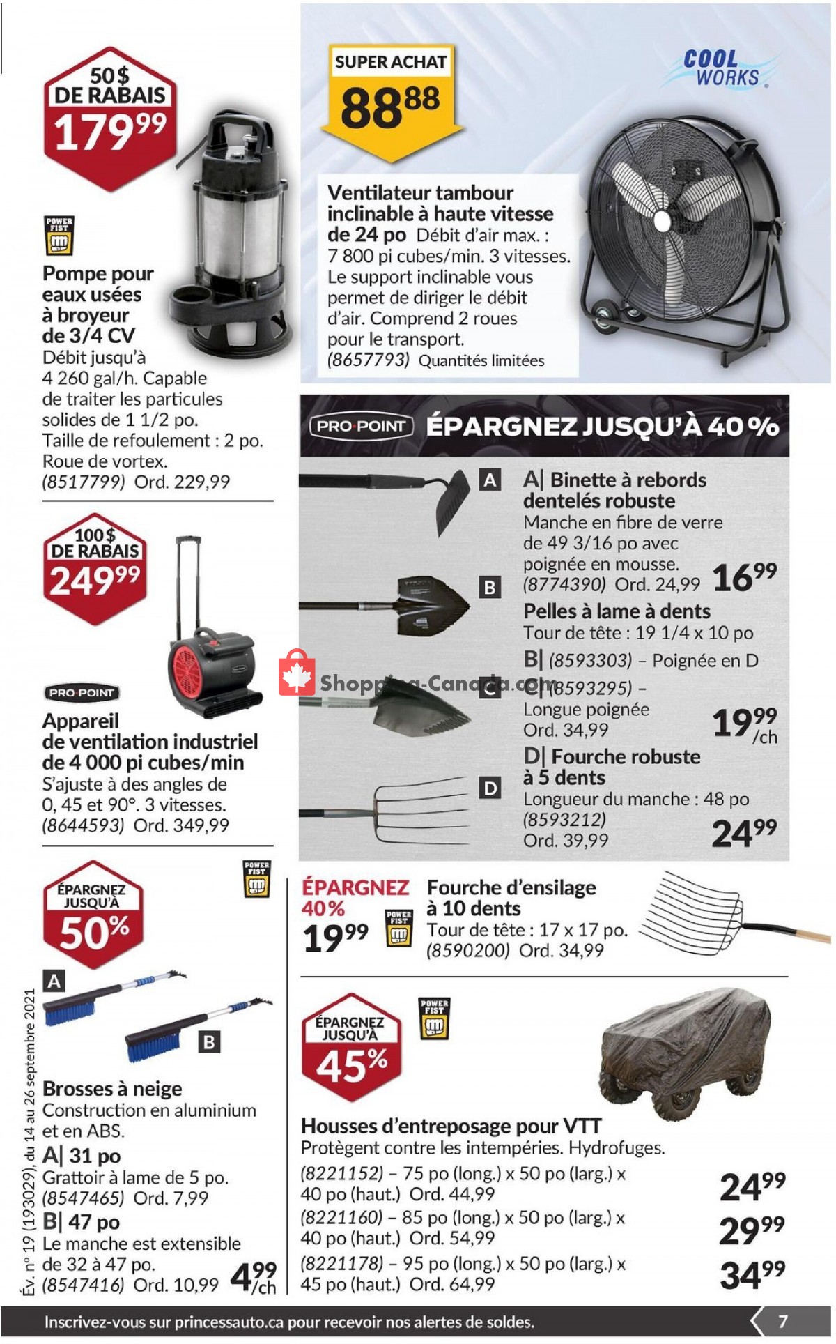 Princess Auto flyer from Tuesday September 14, 2021 to Sunday September 26, 2021 - page 15