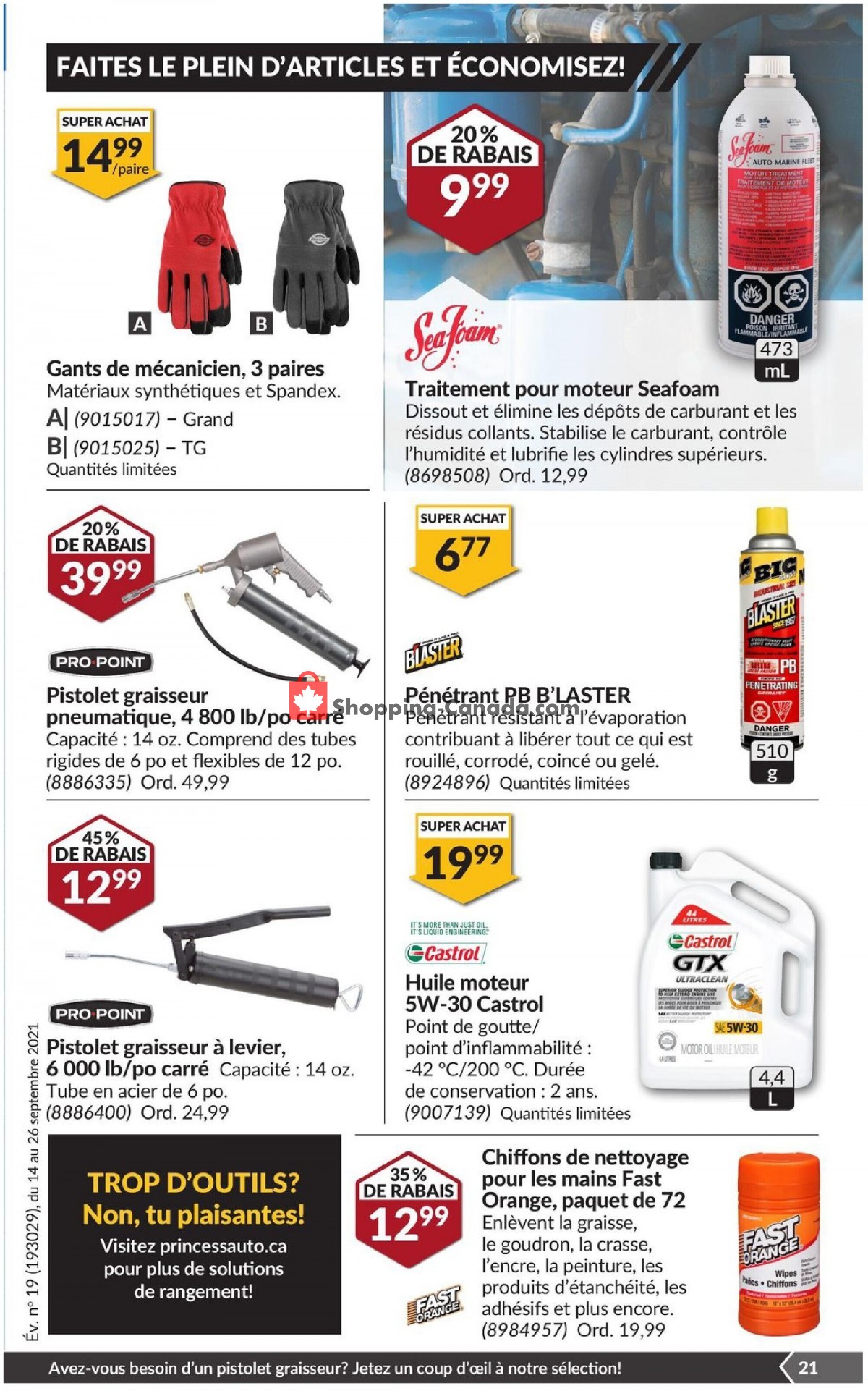 Princess Auto flyer from Tuesday September 14, 2021 to Sunday September 26, 2021 - page 29