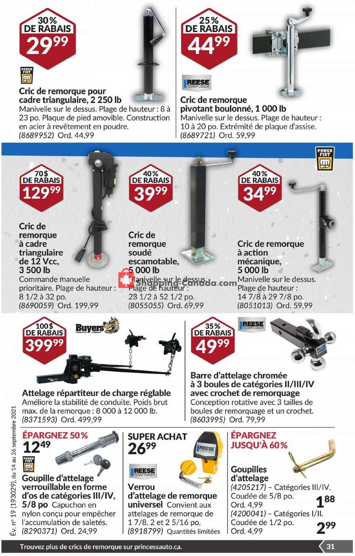 Princess Auto flyer from Tuesday September 14, 2021 to Sunday September 26, 2021 - page 39