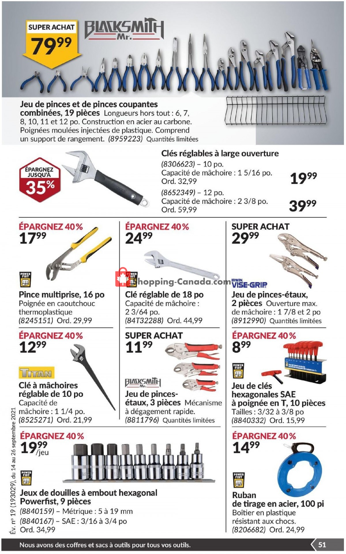 Princess Auto flyer from Tuesday September 14, 2021 to Sunday September 26, 2021 - page 59