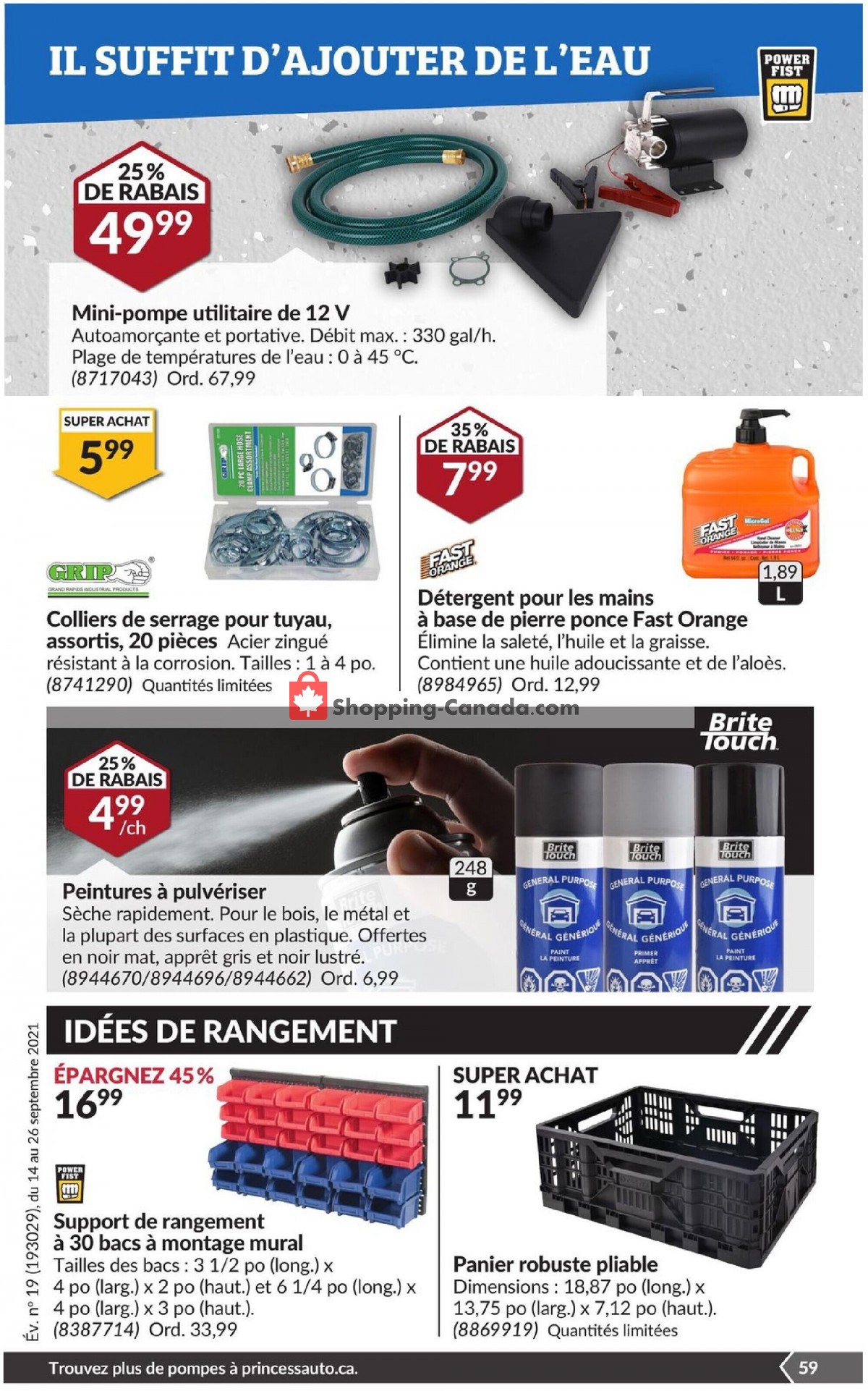 Princess Auto flyer from Tuesday September 14, 2021 to Sunday September 26, 2021 - page 67