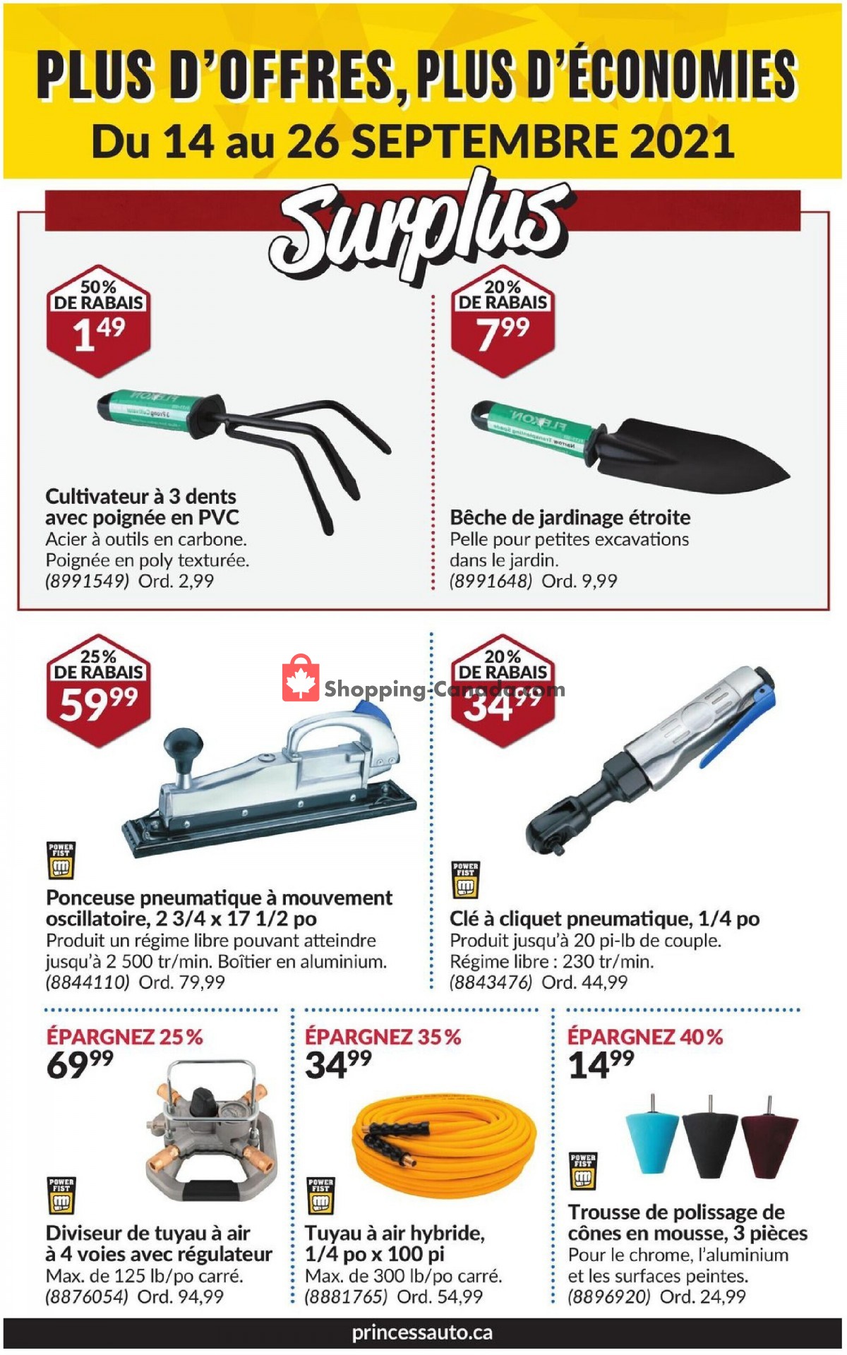 Princess Auto flyer from Tuesday September 14, 2021 to Sunday September 26, 2021 - page 72