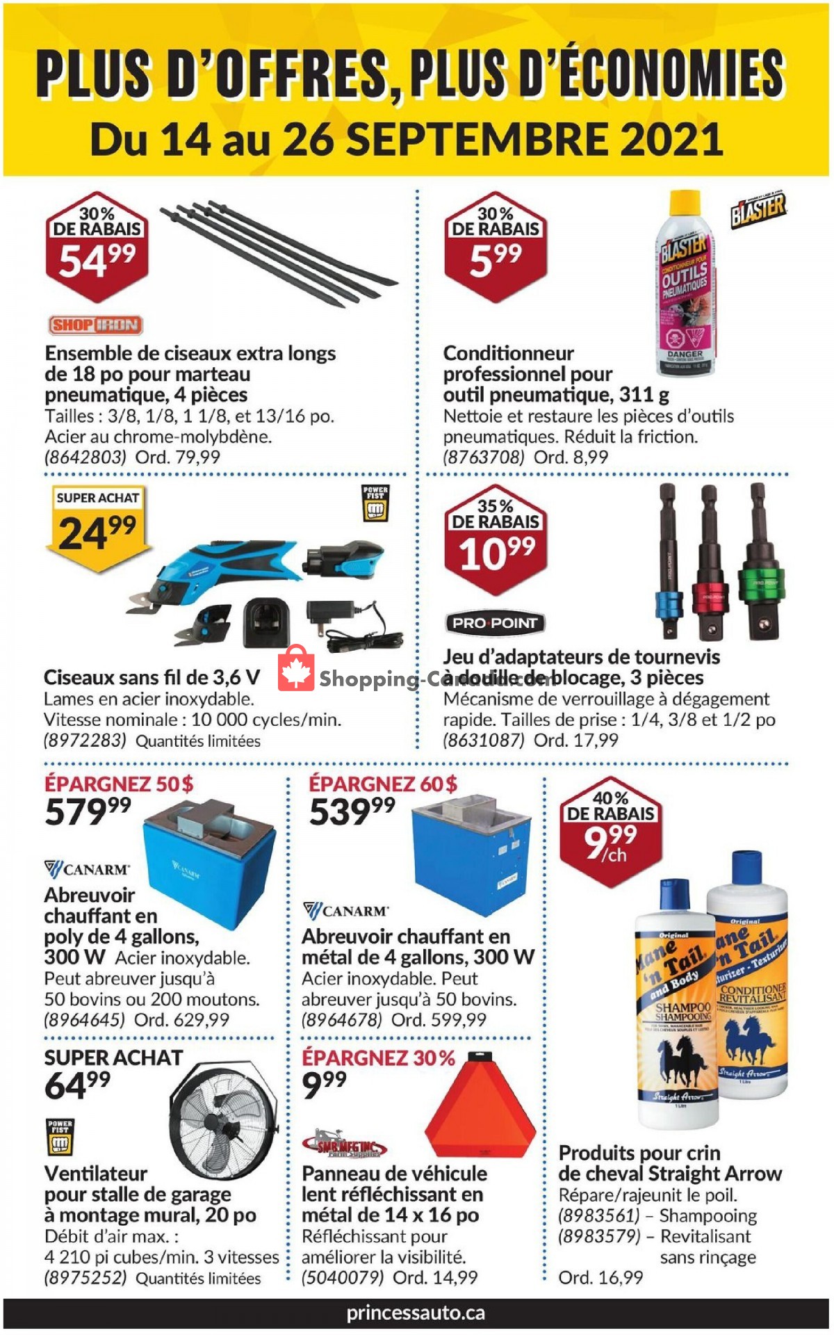 Princess Auto flyer from Tuesday September 14, 2021 to Sunday September 26, 2021 - page 73
