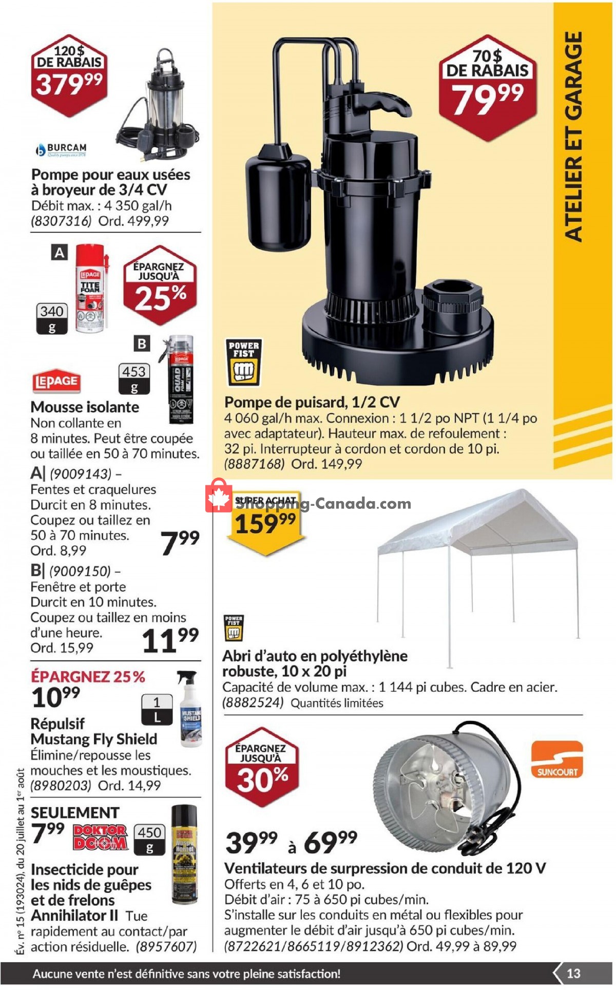 Princess Auto flyer from Tuesday July 20, 2021 to Sunday August 1, 2021 - page 19
