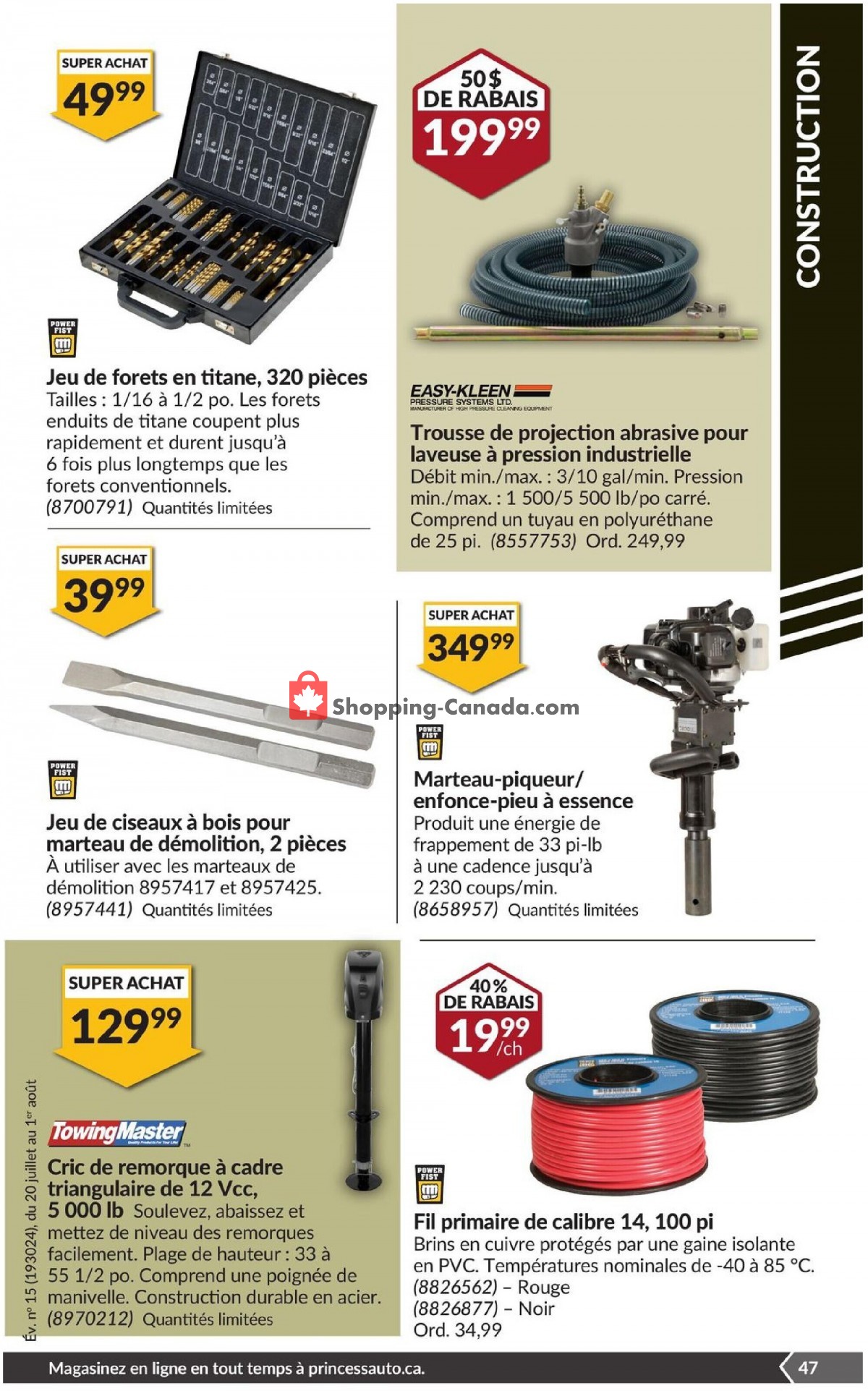 Princess Auto flyer from Tuesday July 20, 2021 to Sunday August 1, 2021 - page 53