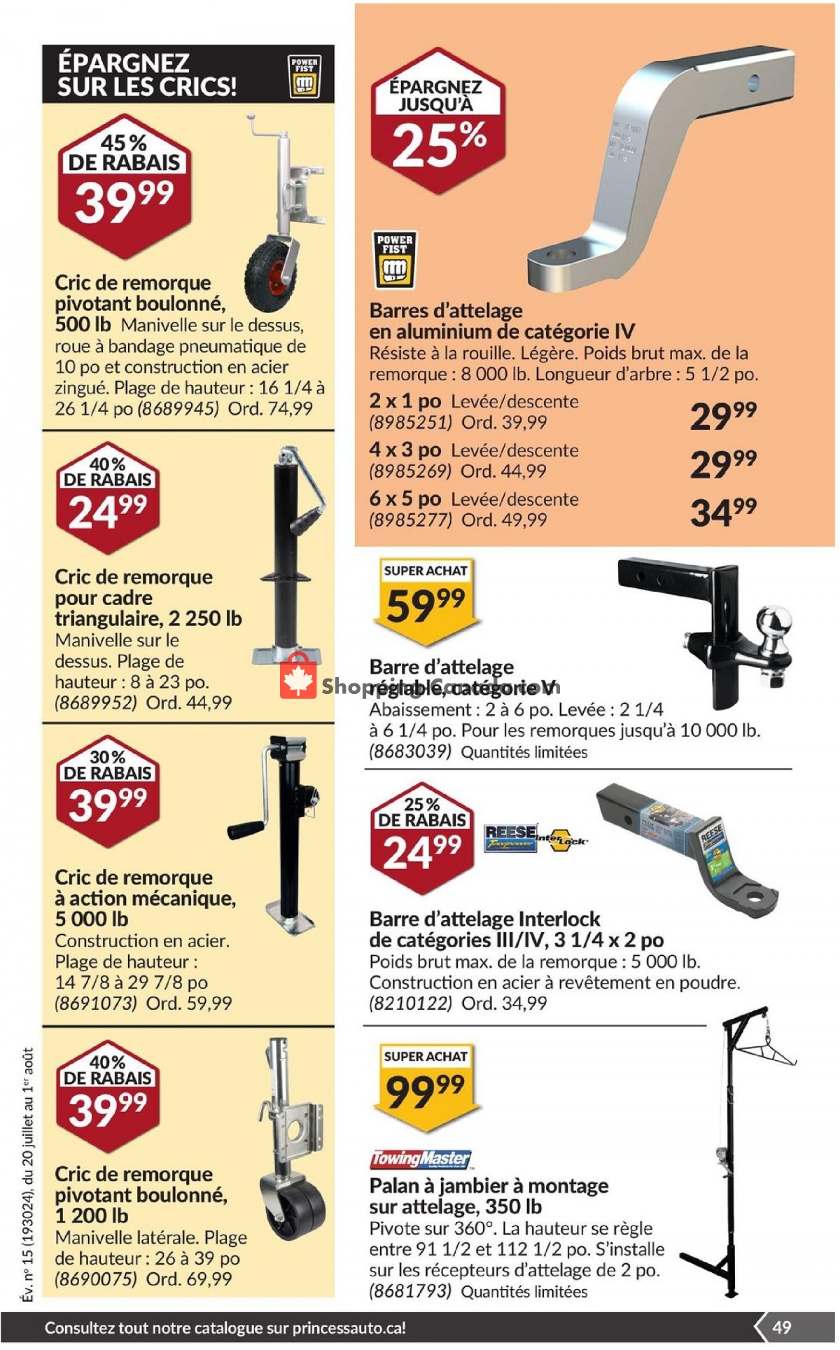 Princess Auto flyer from Tuesday July 20, 2021 to Sunday August 1, 2021 - page 55
