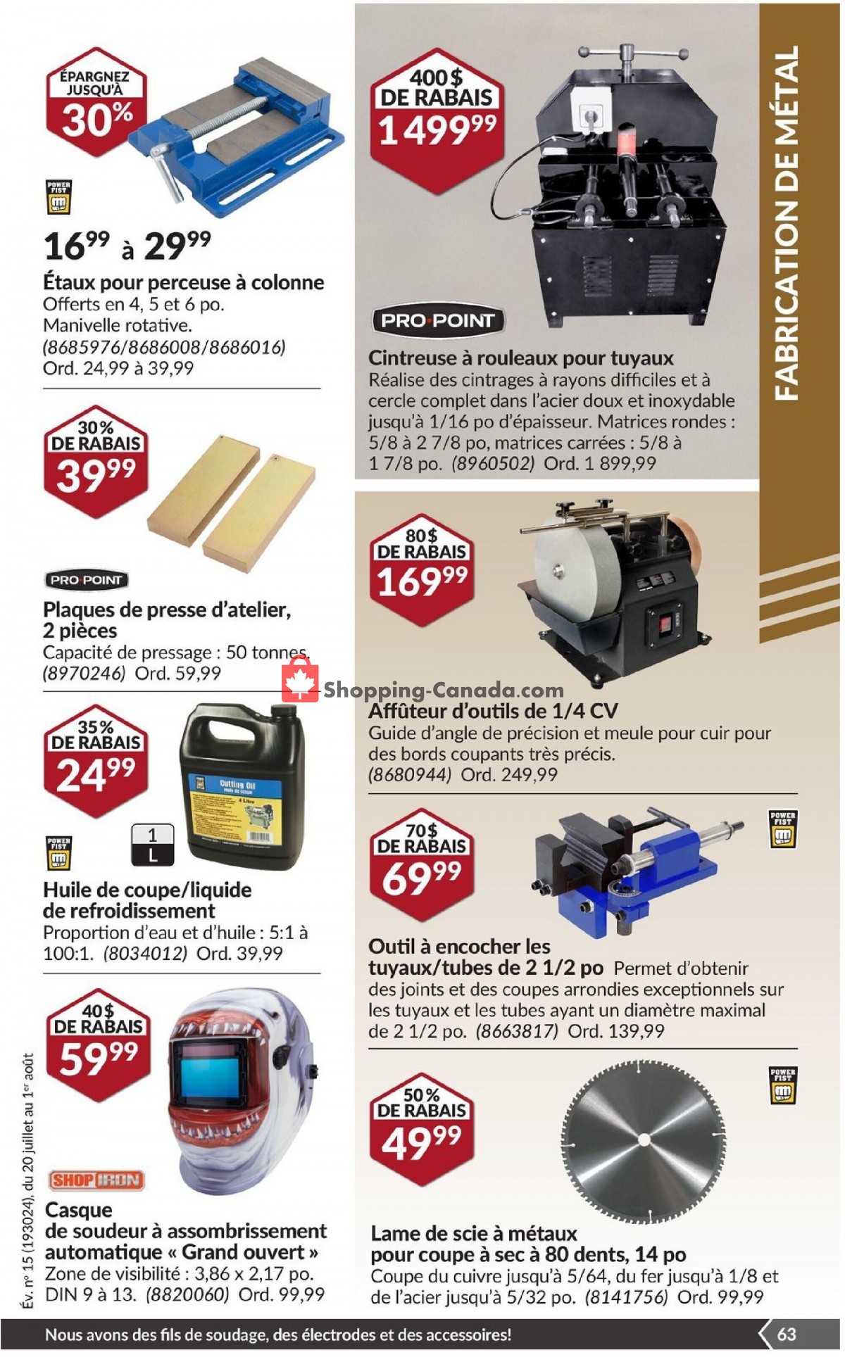 Princess Auto flyer from Tuesday July 20, 2021 to Sunday August 1, 2021 - page 69