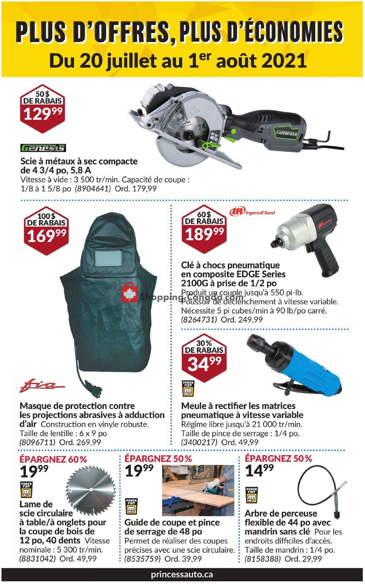 Princess Auto flyer from Tuesday July 20, 2021 to Sunday August 1, 2021 - page 72