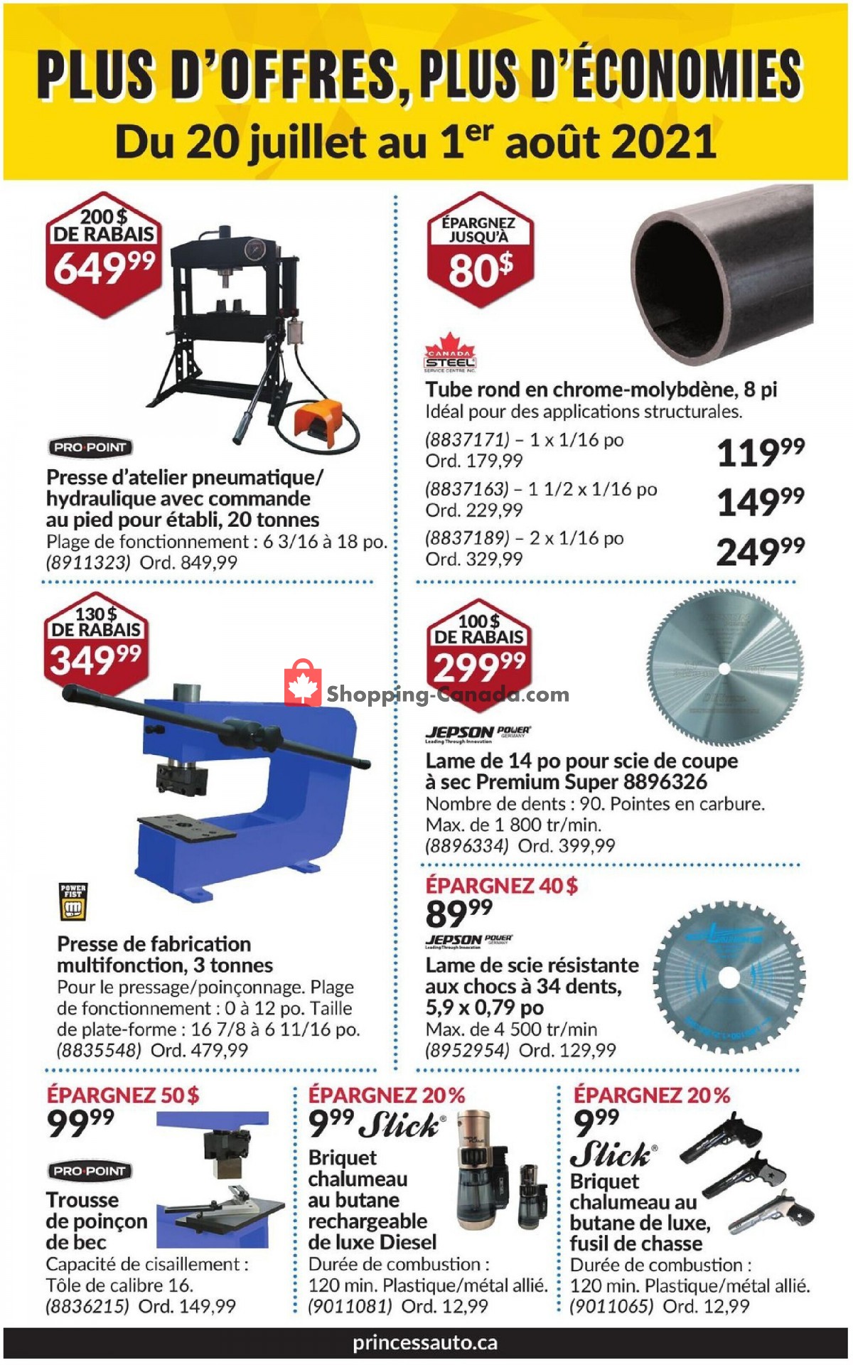 Princess Auto flyer from Tuesday July 20, 2021 to Sunday August 1, 2021 - page 84