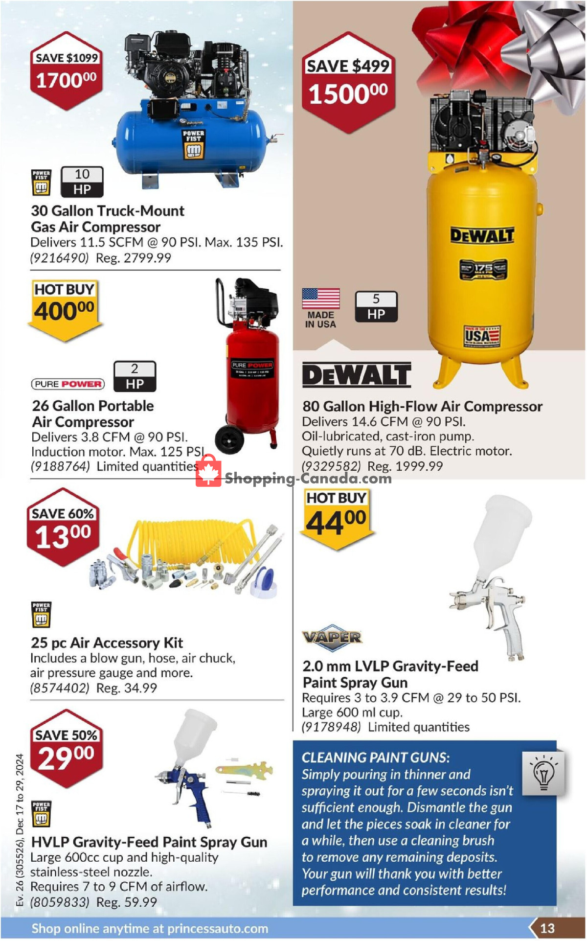 Princess Auto flyer from Tuesday December 17, 2024 to Sunday December 29, 2024 - page 18