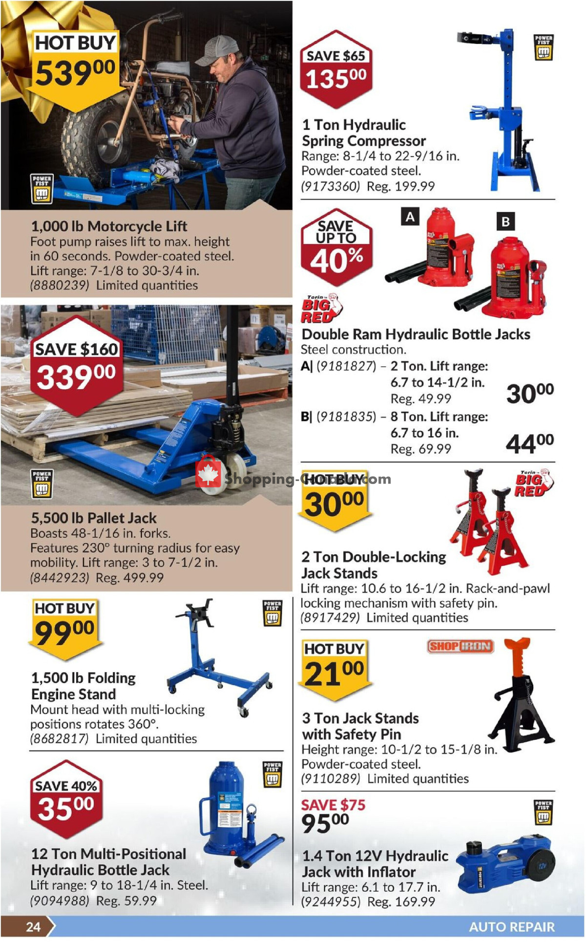 Princess Auto flyer from Tuesday December 17, 2024 to Sunday December 29, 2024 - page 29