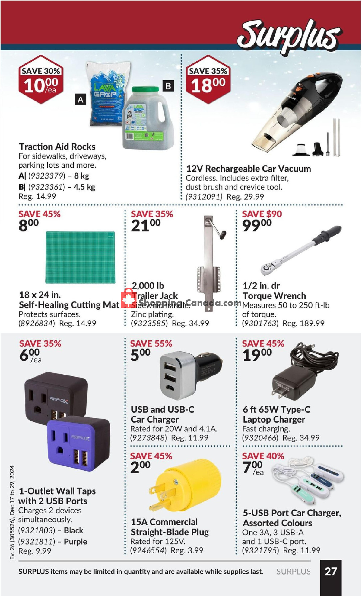 Princess Auto flyer from Tuesday December 17, 2024 to Sunday December 29, 2024 - page 32