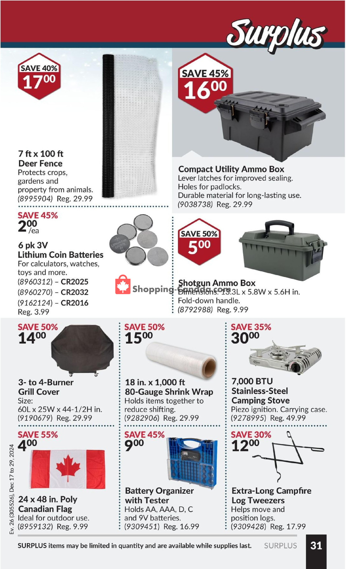 Princess Auto flyer from Tuesday December 17, 2024 to Sunday December 29, 2024 - page 36