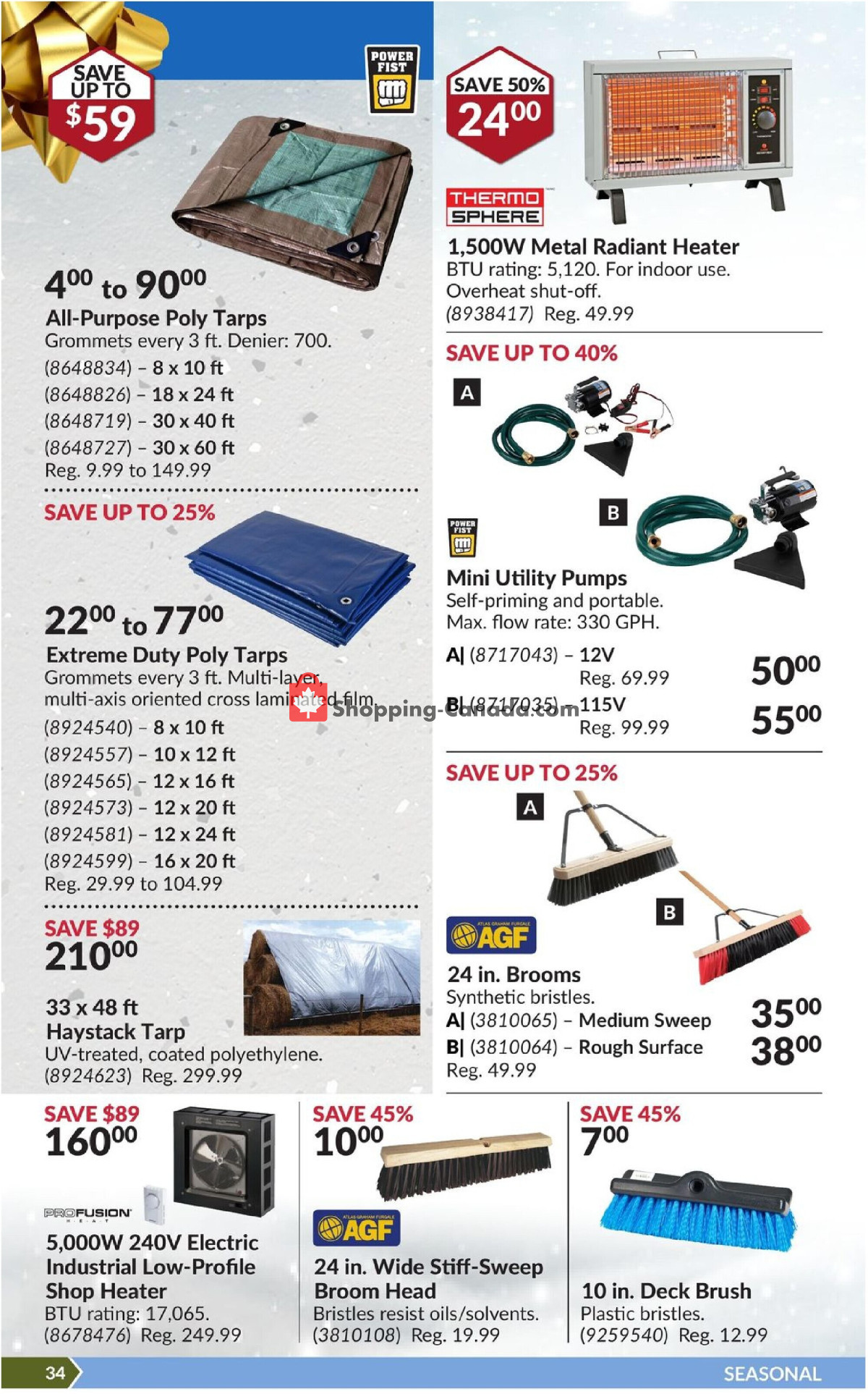 Princess Auto flyer from Tuesday December 17, 2024 to Sunday December 29, 2024 - page 39