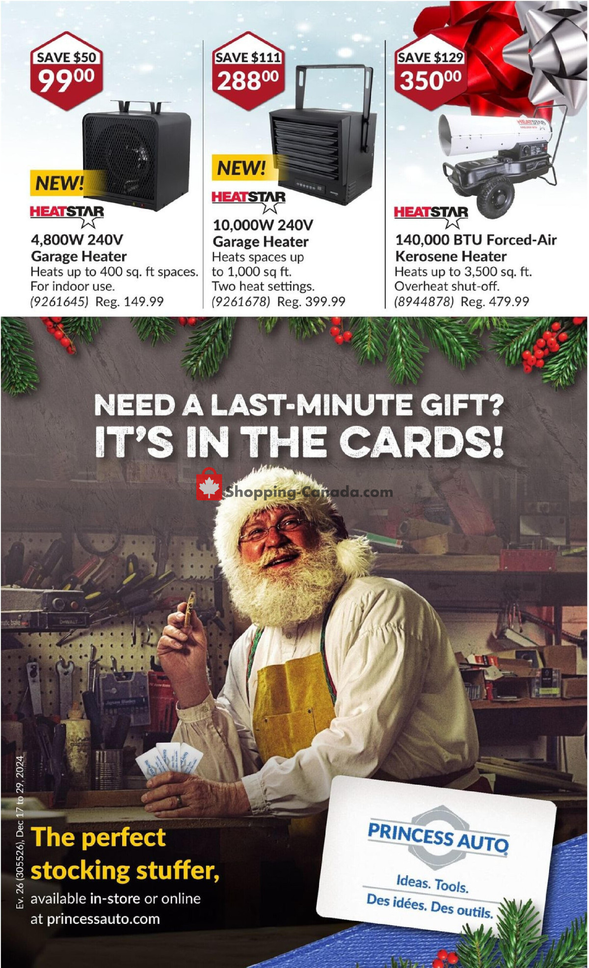 Princess Auto flyer from Tuesday December 17, 2024 to Sunday December 29, 2024 - page 40