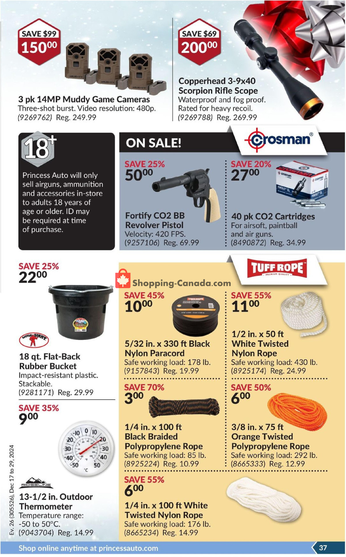 Princess Auto flyer from Tuesday December 17, 2024 to Sunday December 29, 2024 - page 42