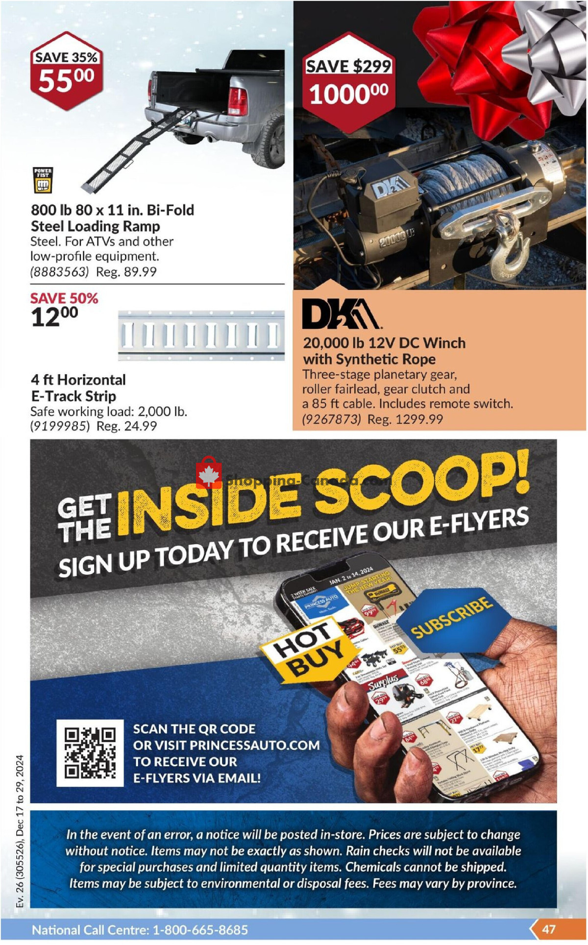 Princess Auto flyer from Tuesday December 17, 2024 to Sunday December 29, 2024 - page 52