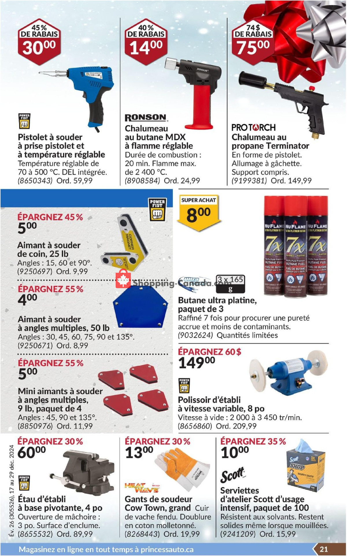 Princess Auto flyer from Tuesday December 17, 2024 to Sunday December 29, 2024 - page 24