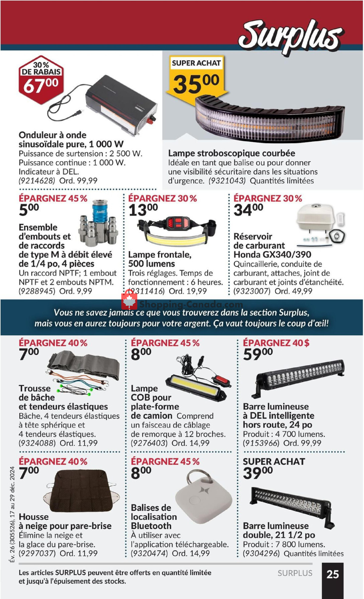 Princess Auto flyer from Tuesday December 17, 2024 to Sunday December 29, 2024 - page 28