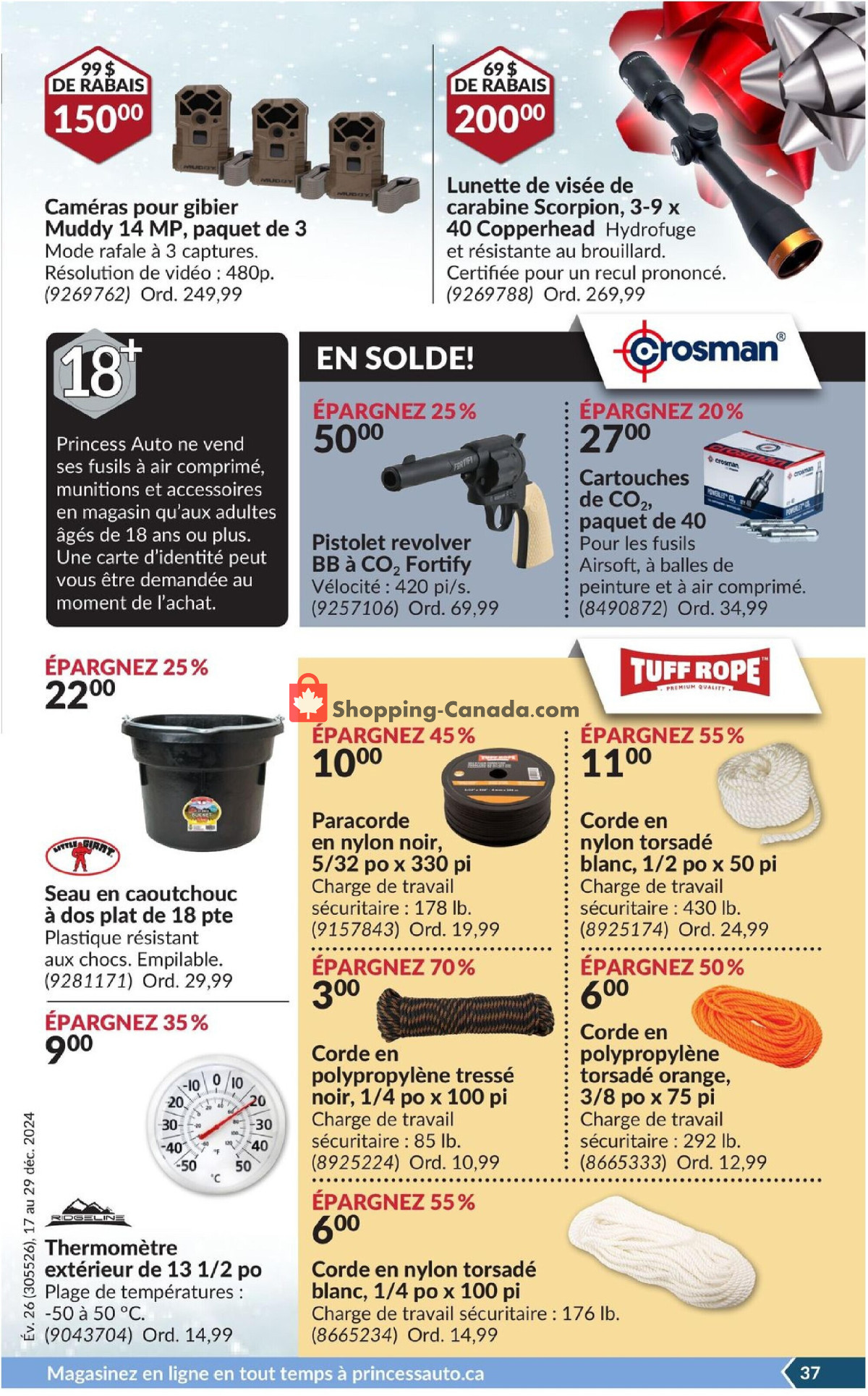 Princess Auto flyer from Tuesday December 17, 2024 to Sunday December 29, 2024 - page 40